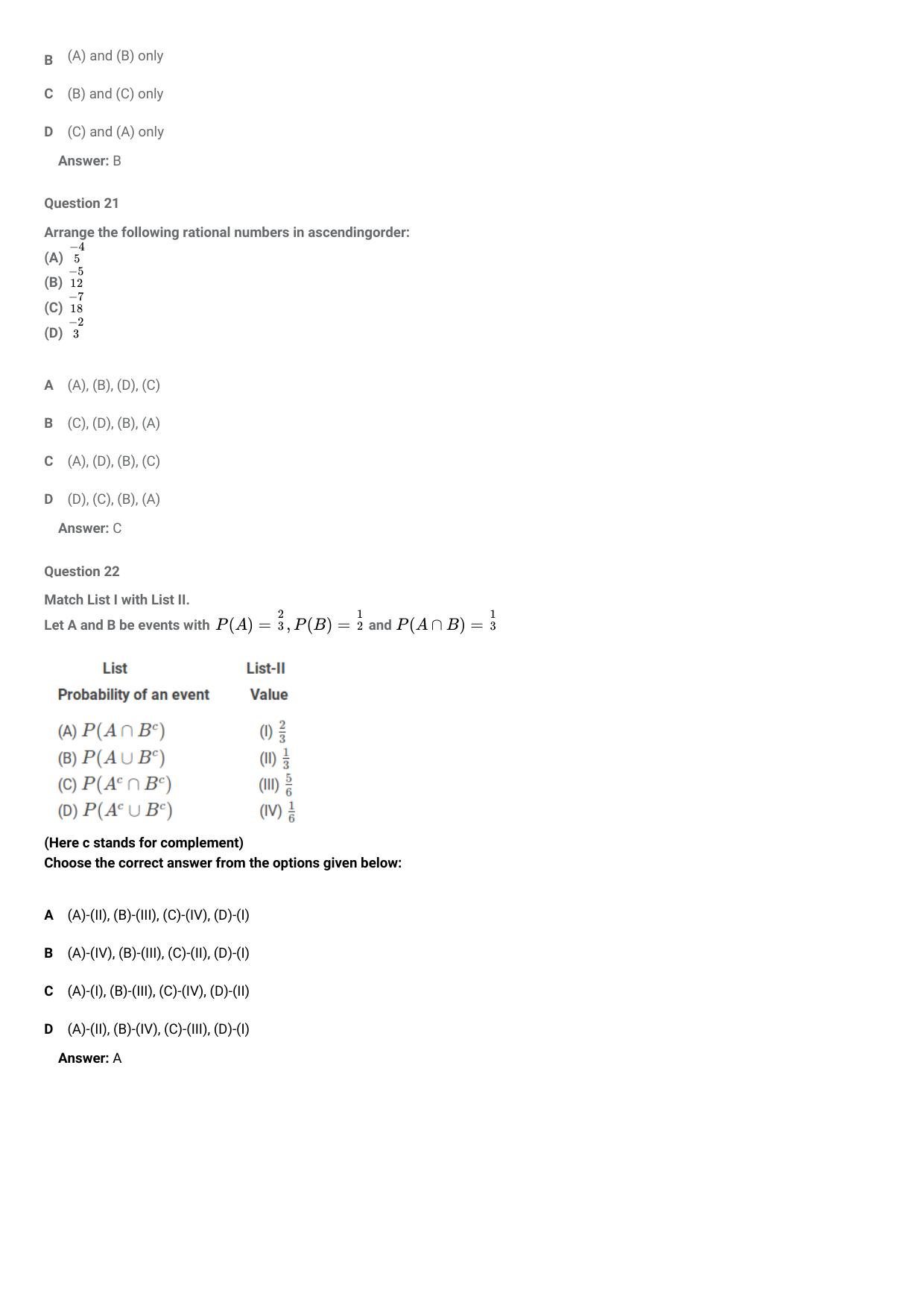 CMAT 2021 Question Paper Slot 1 - Page 9