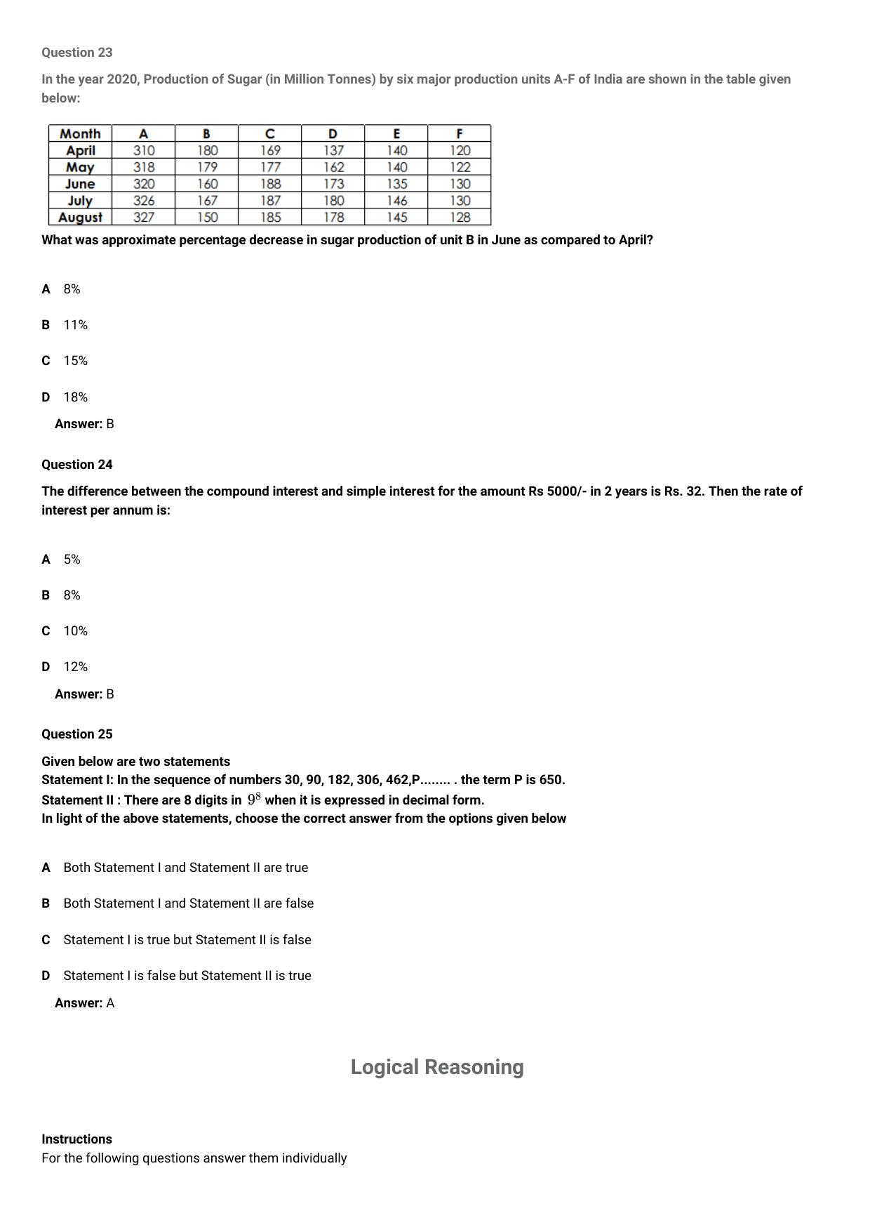 CMAT 2021 Question Paper Slot 1 - Page 10