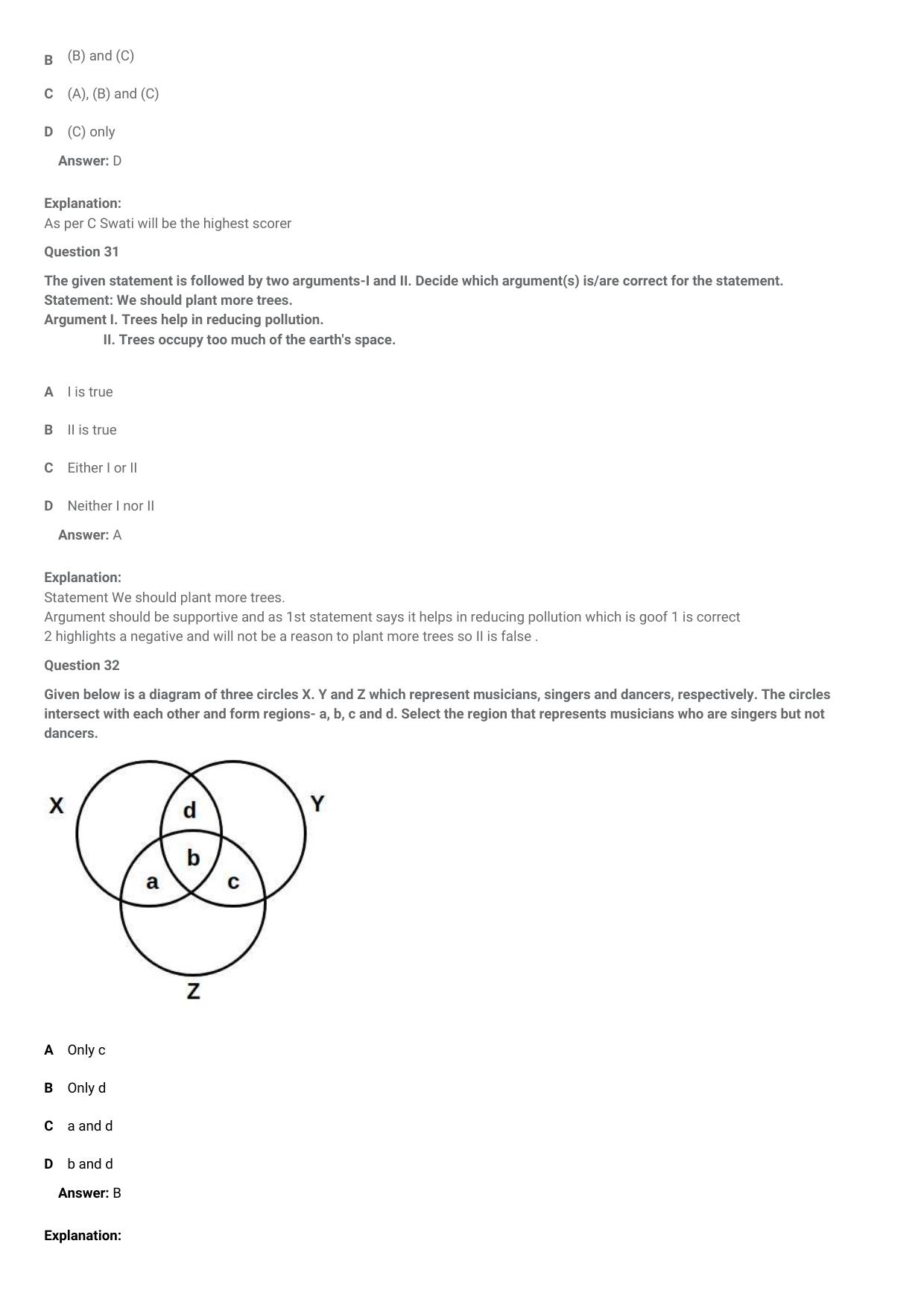 CMAT 2021 Question Paper Slot 1 - Page 13