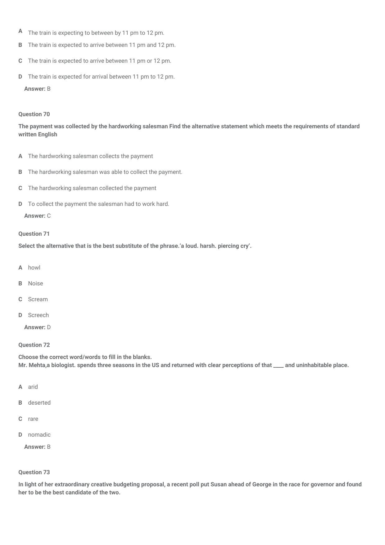 CMAT 2021 Question Paper Slot 1 - Page 27