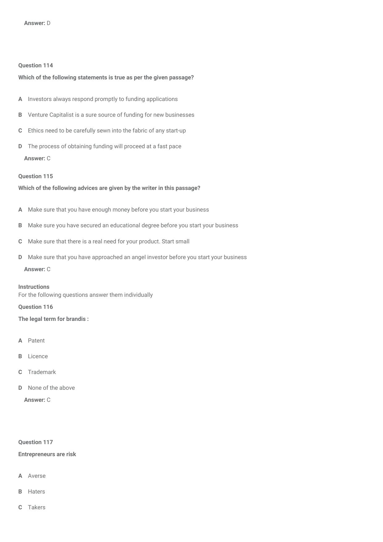 CMAT 2021 Question Paper Slot 1 - Page 39