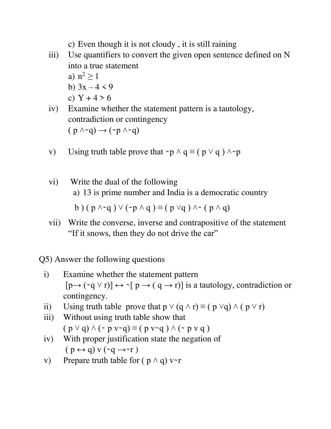 Maharashtra Board Class 12 	Mathematics and Statistics Sample Papers - Page 5