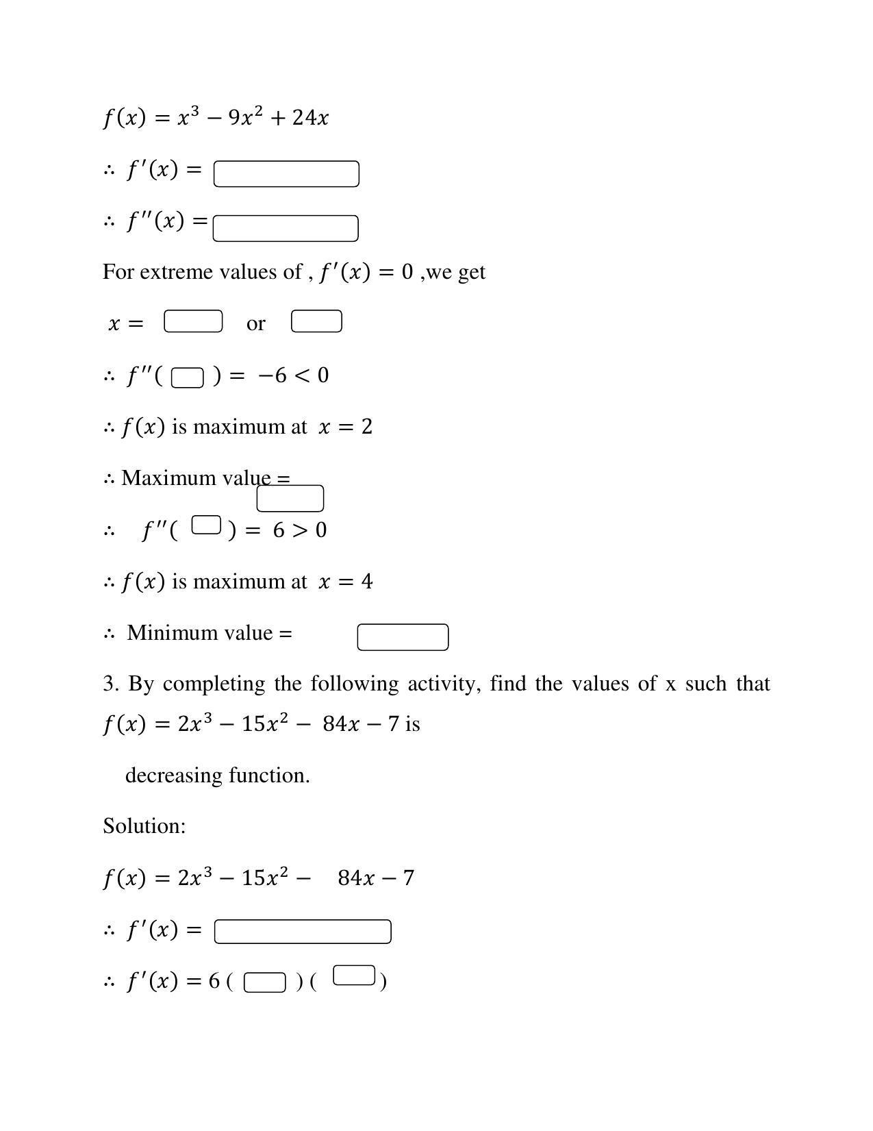 Maharashtra Board Class 12 	Mathematics and Statistics Sample Papers - Page 31