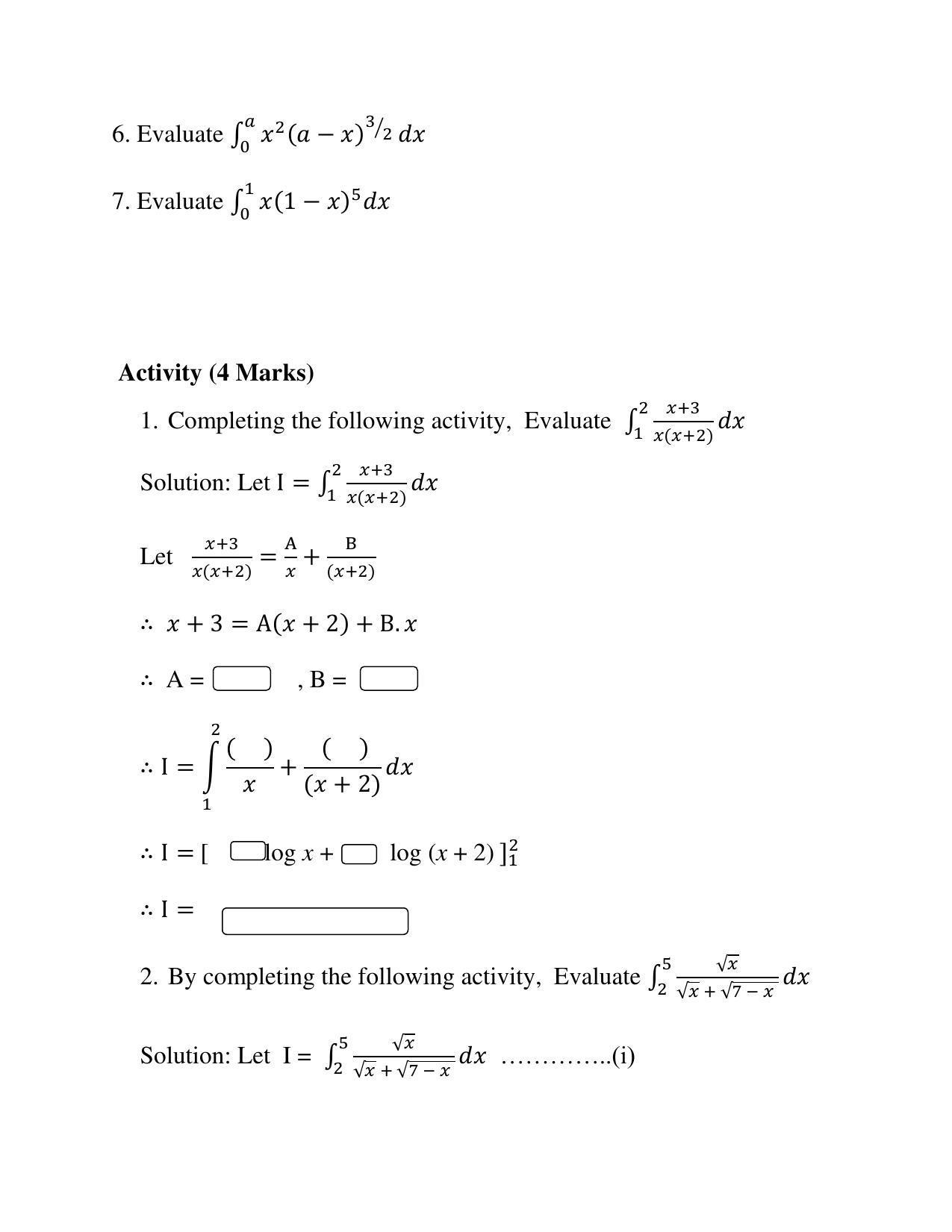 Maharashtra Board Class 12 	Mathematics and Statistics Sample Papers - Page 43