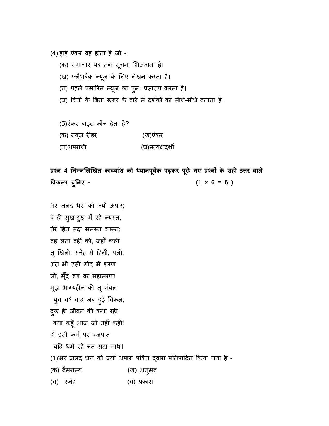 CBSE Class 12 Hindi Elective Sample Paper 2023 - Page 10
