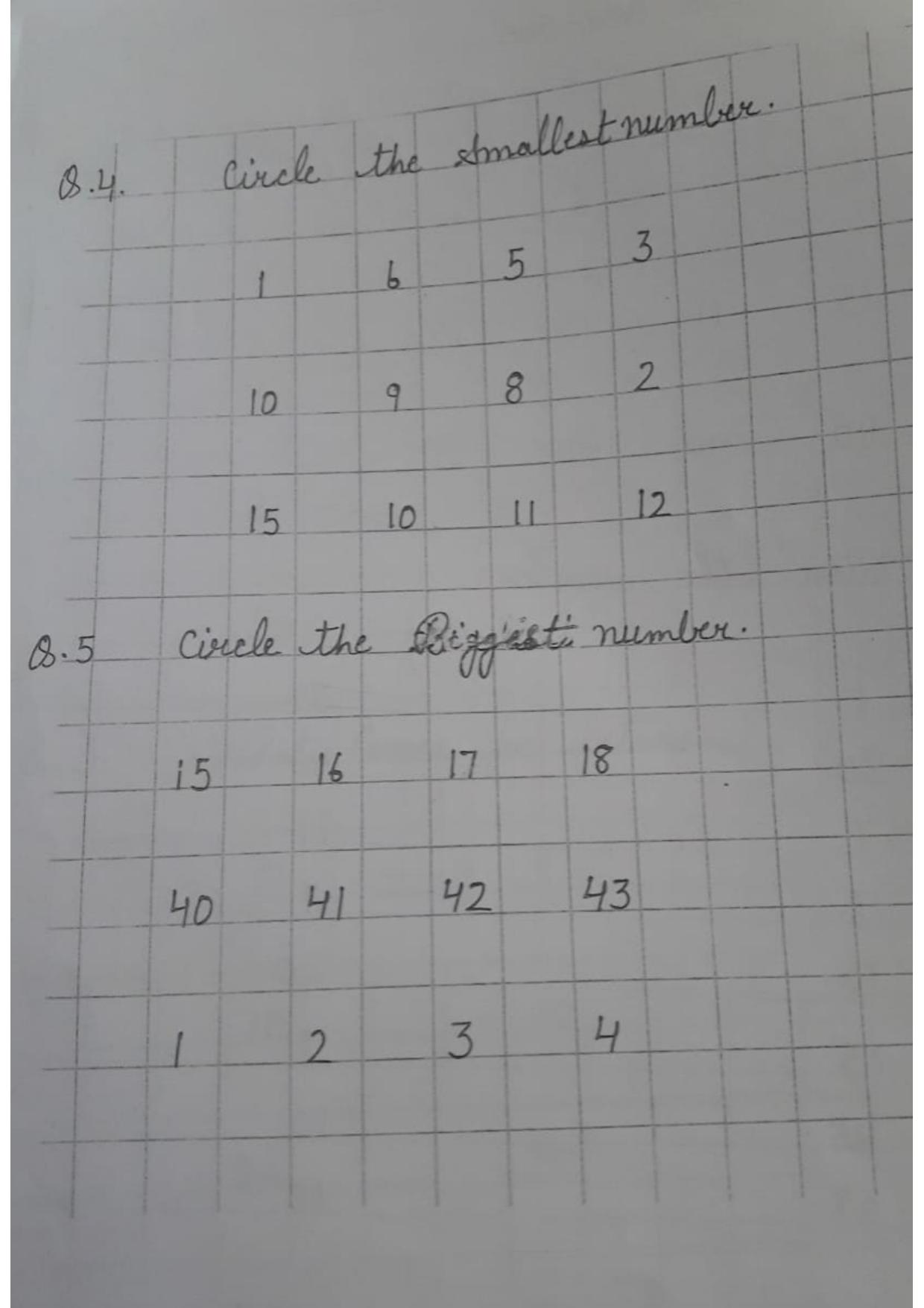 LKG Maths Worksheets: Maths 2 - Page 3