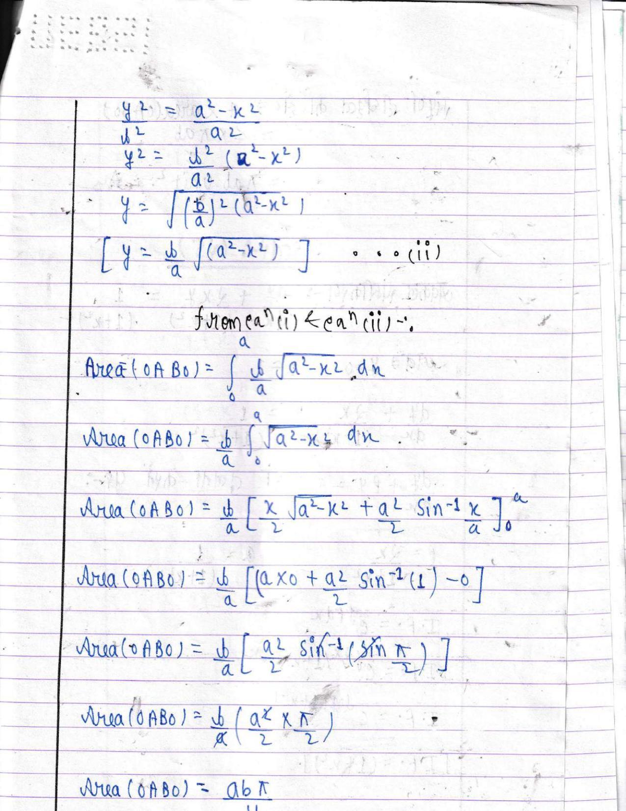 UBSE Class 12 Maths 2022 Toppers Answer Sheet - Page 26