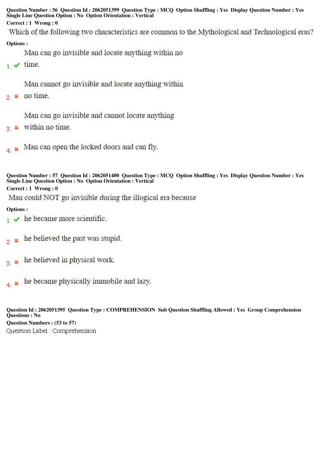 MP CPCT 16th February 2018 CPCT Question Paper Shift 1 - Page 38