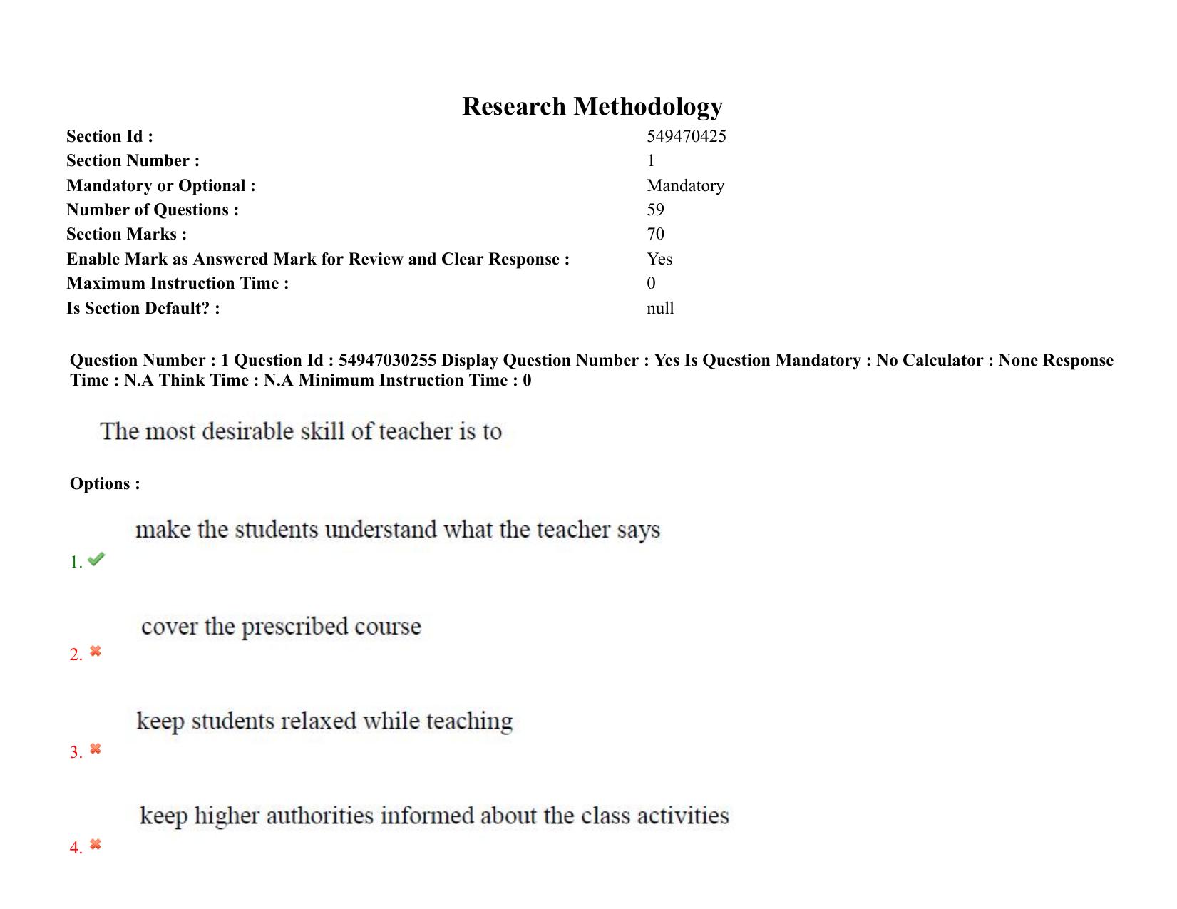 AP RCET 2022: Electronics and Instrumentation - 19-10-2022 (Wednesday) Session-II Question Paper With keys - Page 2
