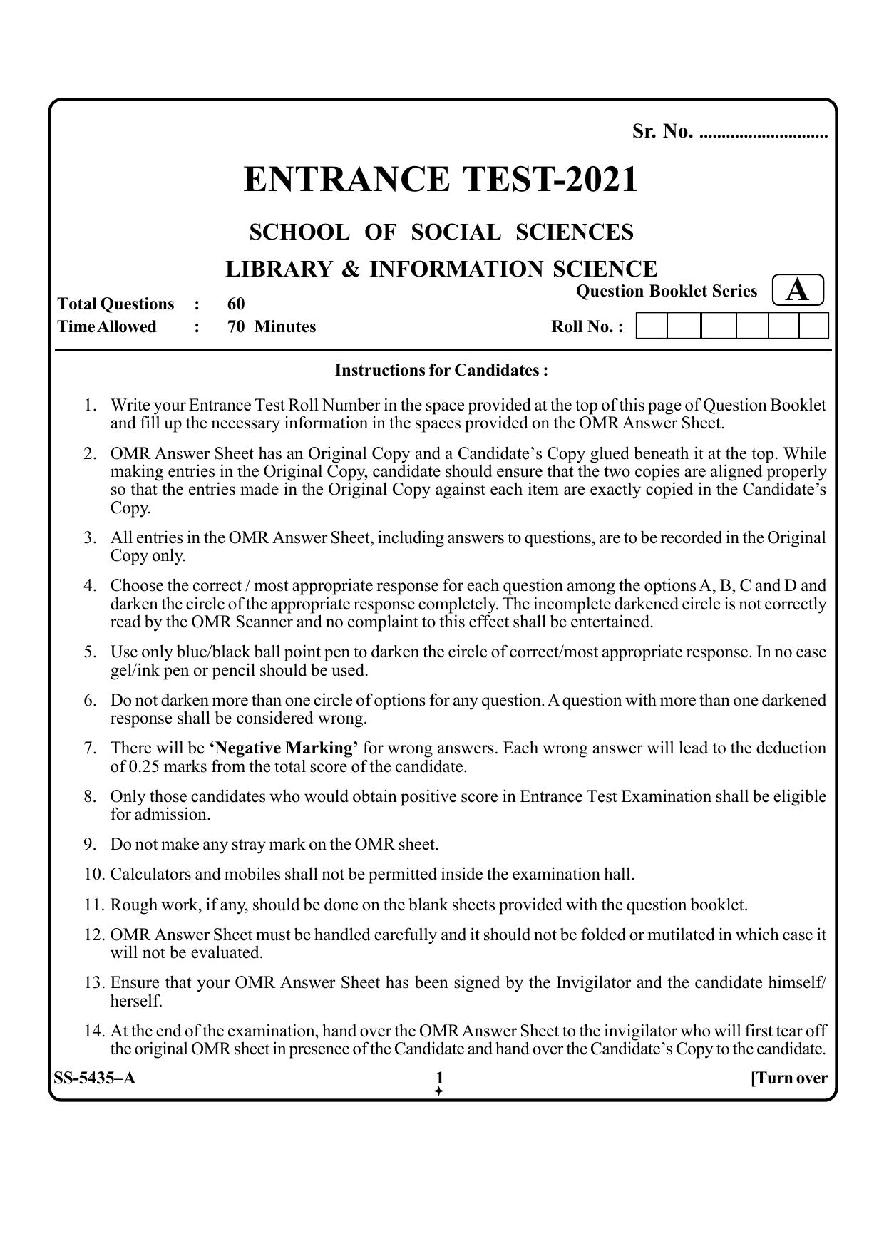 KUET 2023 MLIS Question Paper - Page 9