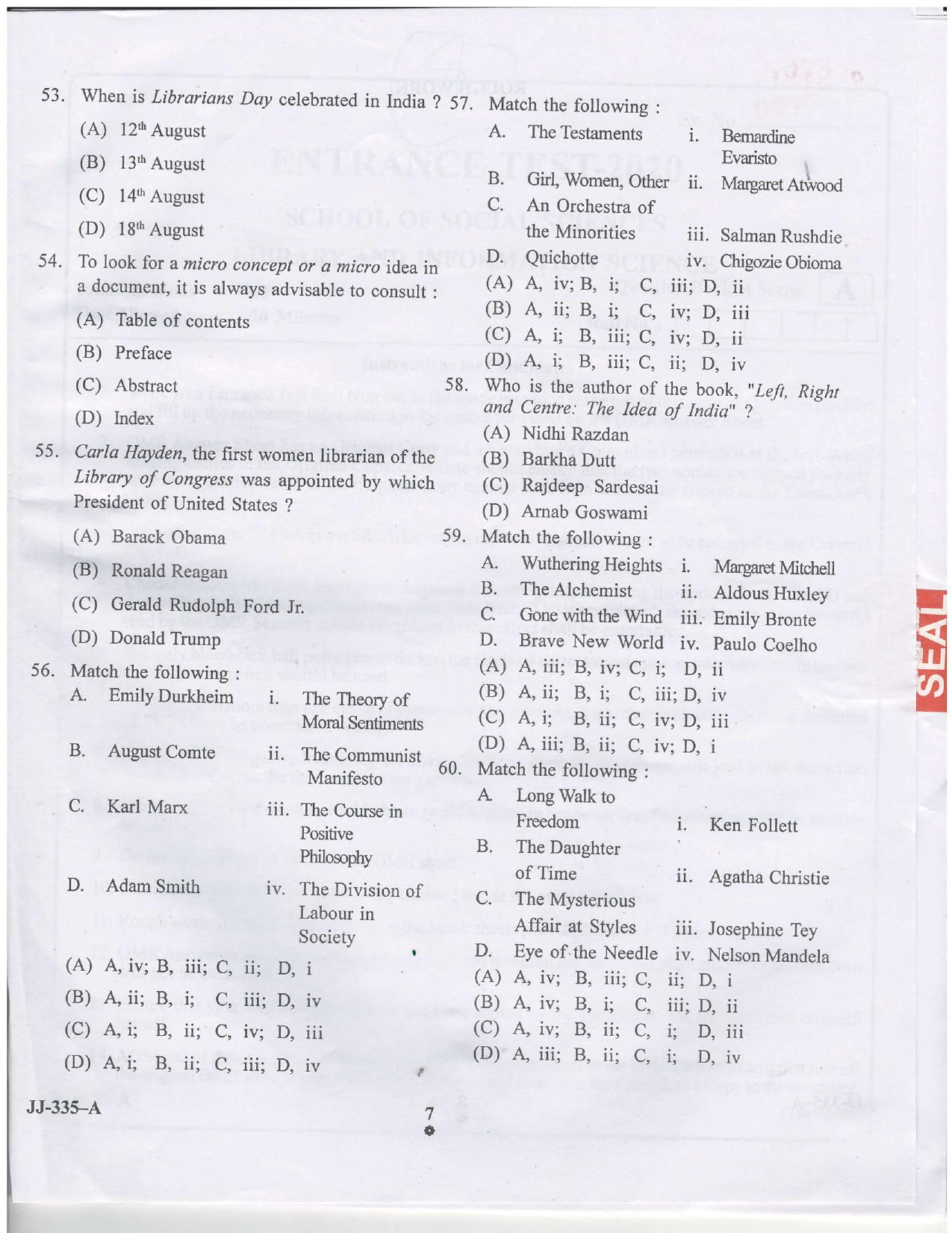 KUET 2023 MLIS Question Paper - Page 23
