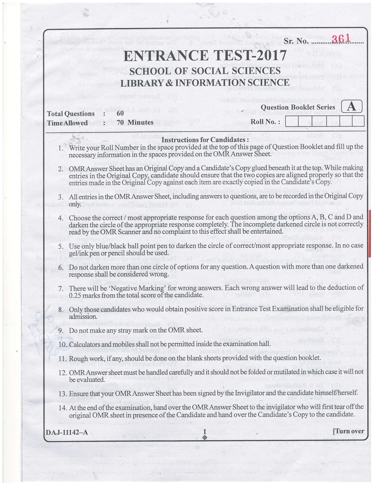 KUET 2023 MLIS Question Paper - Page 30