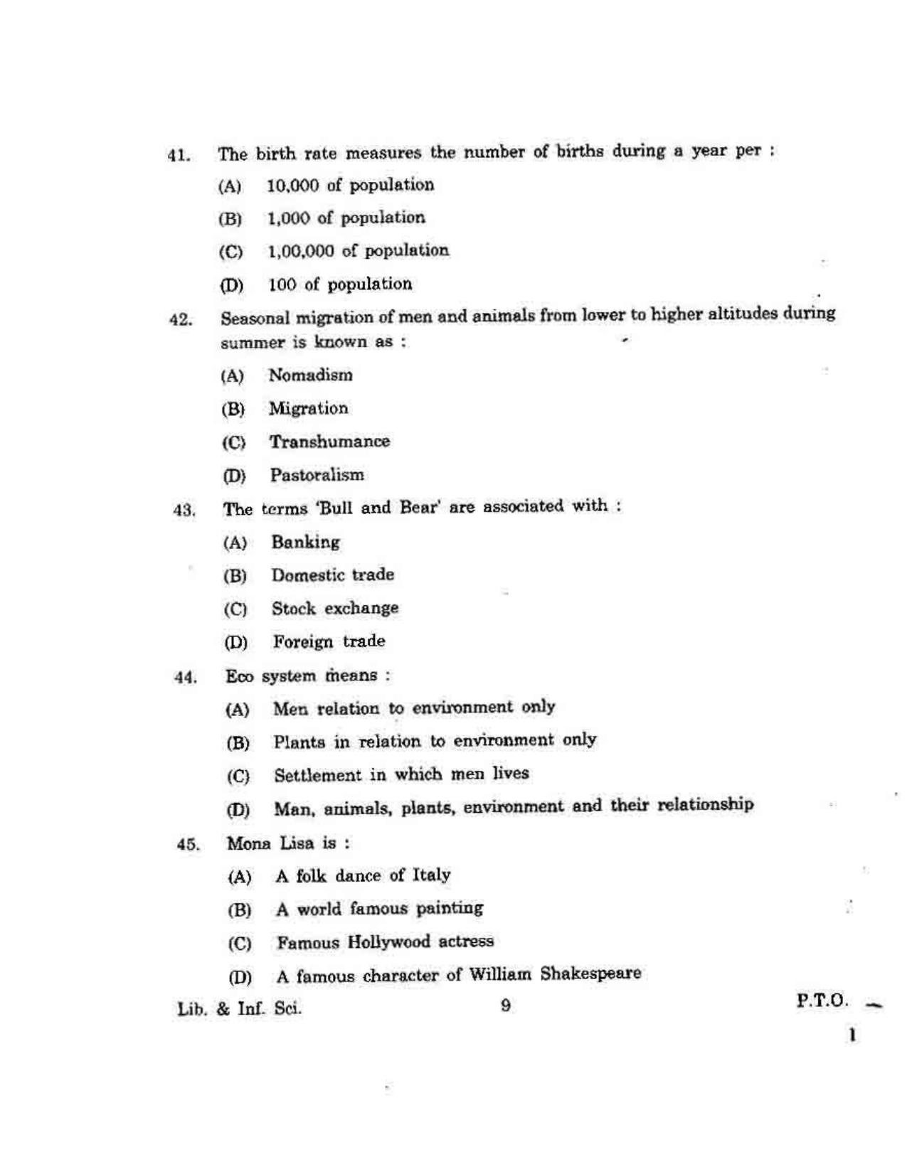 KUET 2023 MLIS Question Paper - Page 86