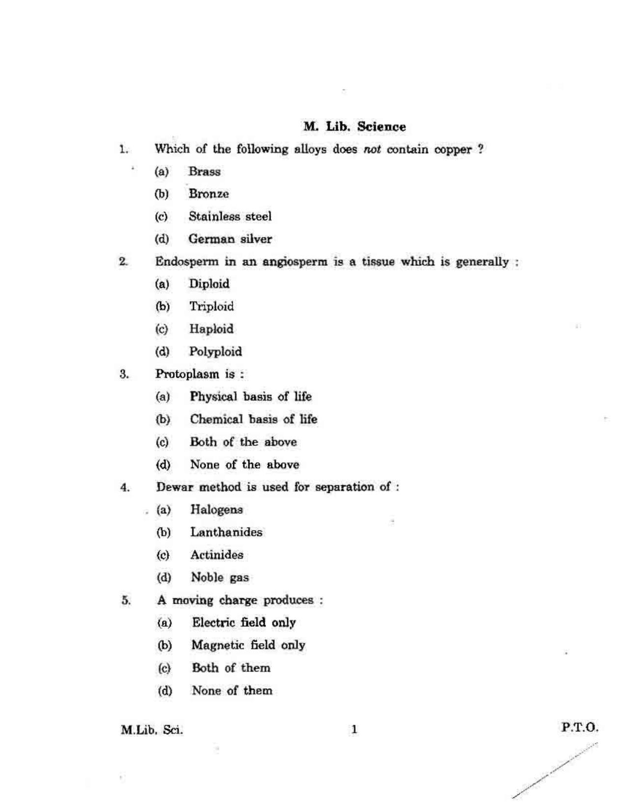 KUET 2023 MLIS Question Paper - Page 90
