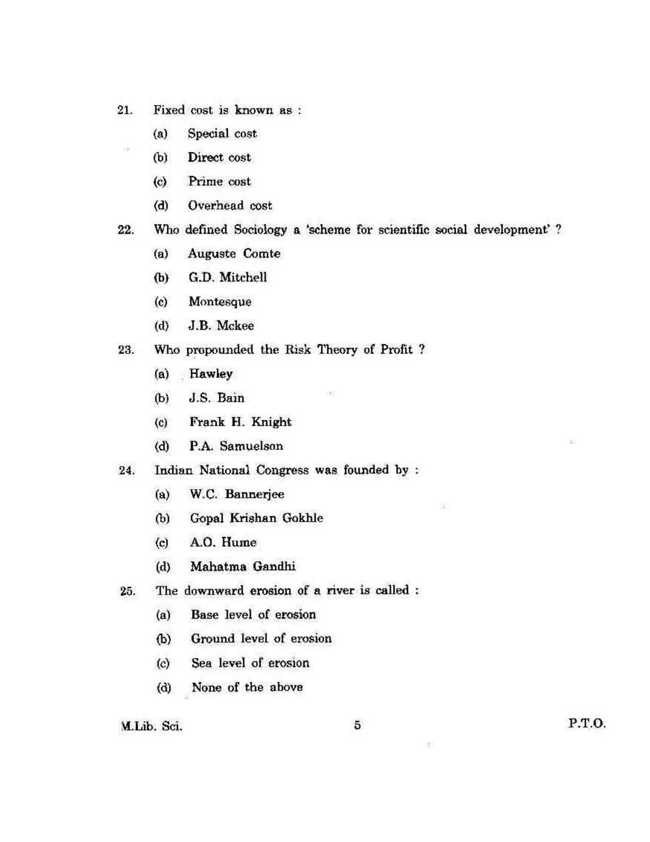 KUET 2023 MLIS Question Paper - Page 94