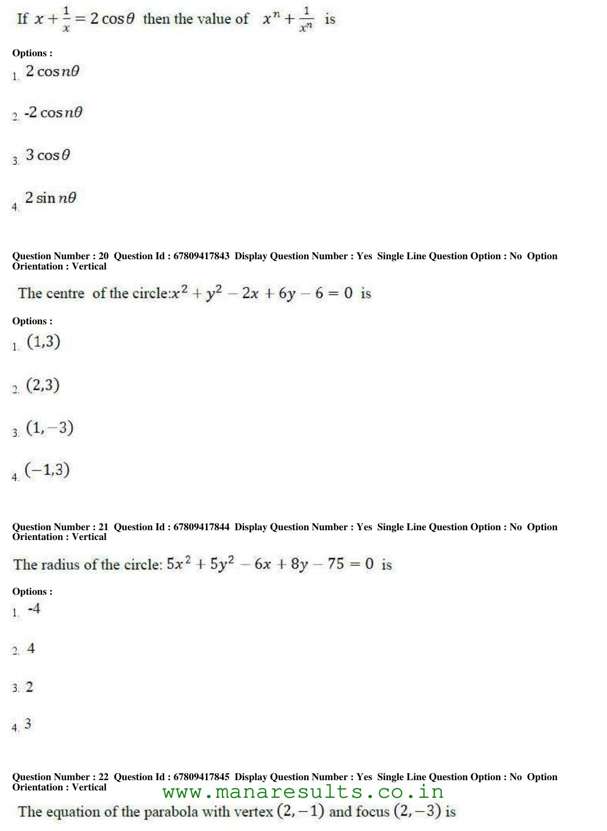 AP ECET 2018 - Electonics Communication Engineering Old Previous Question Papers - Page 8