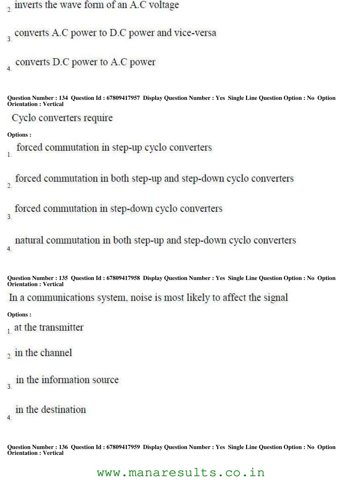 AP ECET 2018 - Electonics Communication Engineering Old Previous Question Papers - Page 49