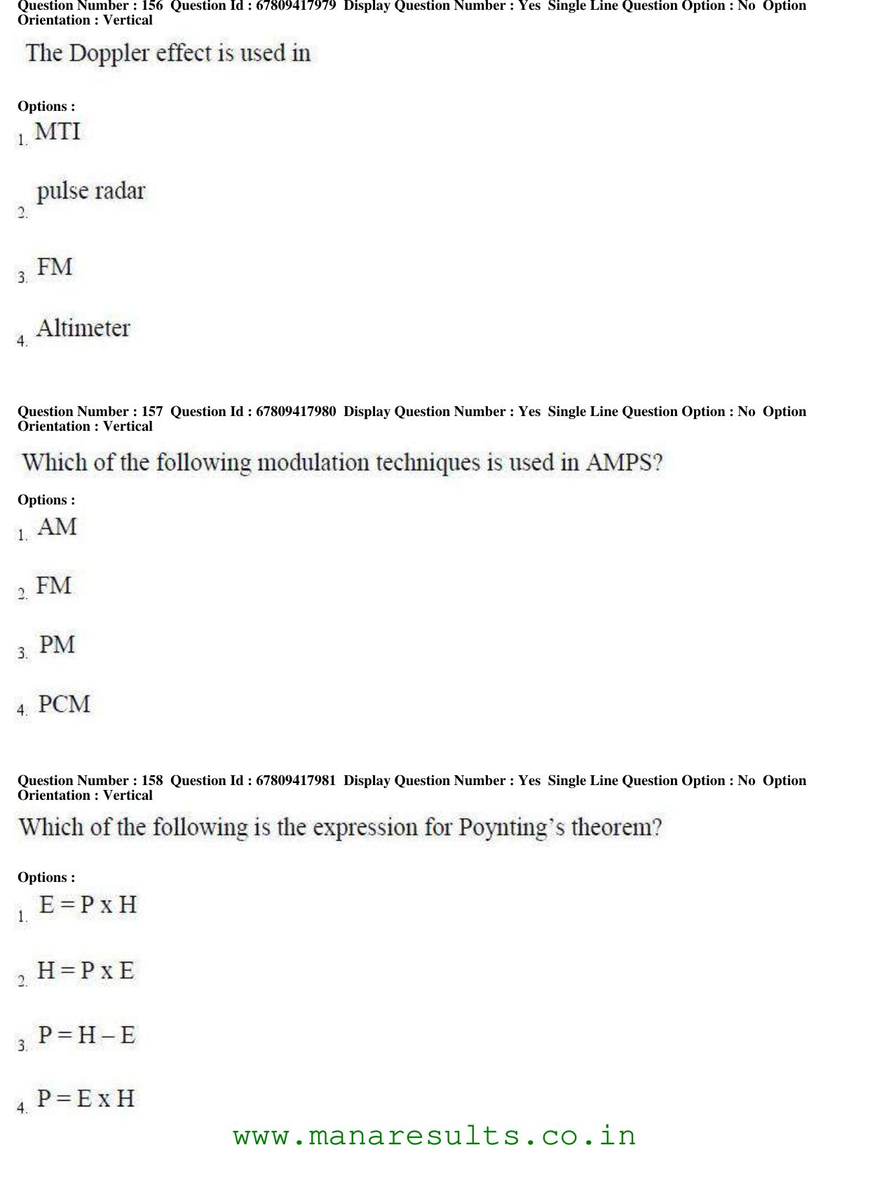 AP ECET 2018 - Electonics Communication Engineering Old Previous Question Papers - Page 57