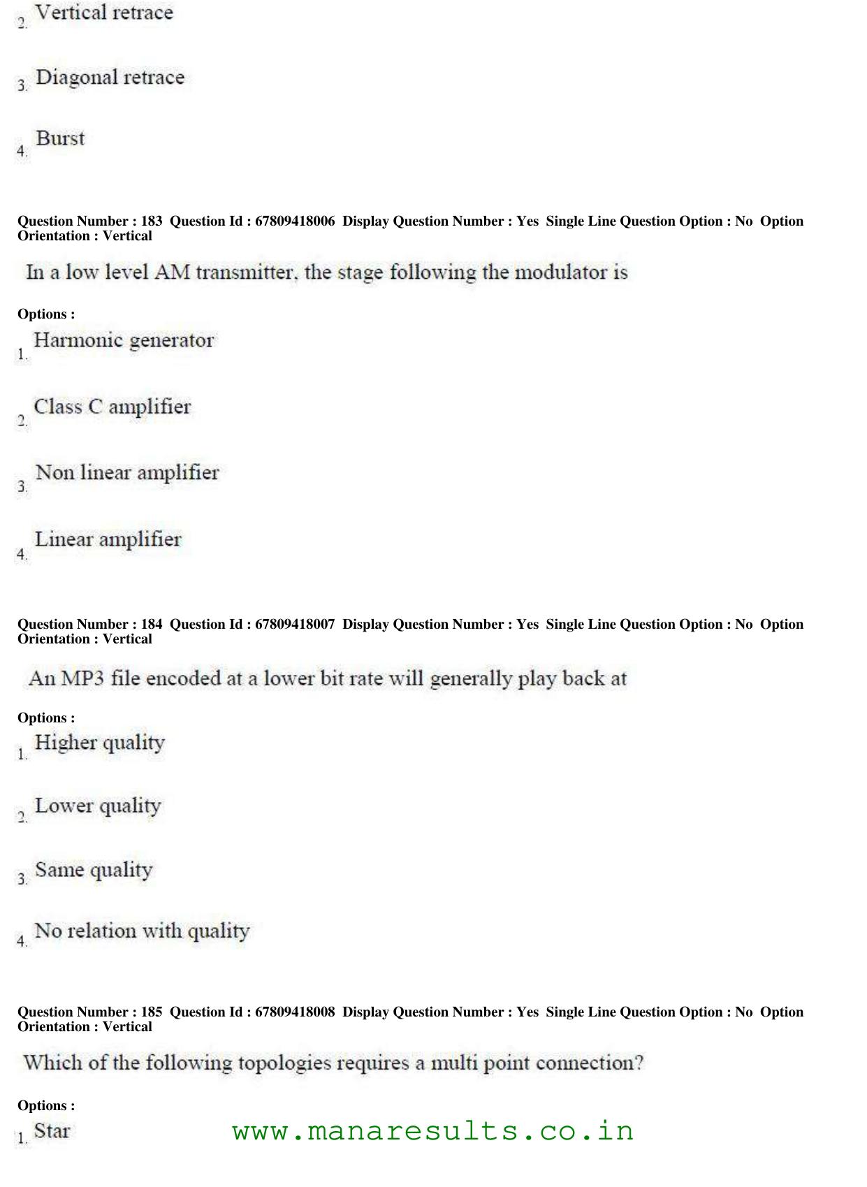 AP ECET 2018 - Electonics Communication Engineering Old Previous Question Papers - Page 66