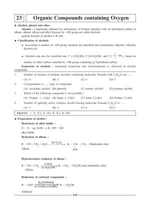 GSEB HSC Chemistry Question Paper (English Medium)- Chapter 23