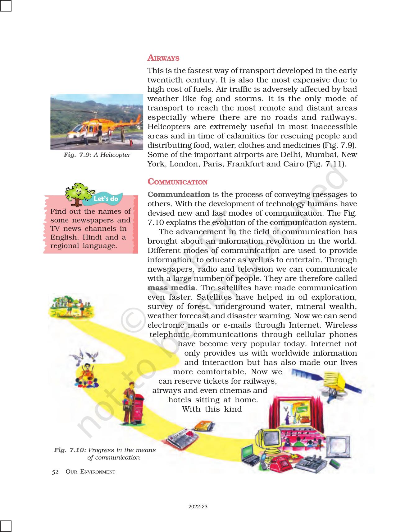 NCERT Book for Class 7 Social Science(Geography): Chapter 7-Human Environment–Settlement, Transport, and Communication - Page 6