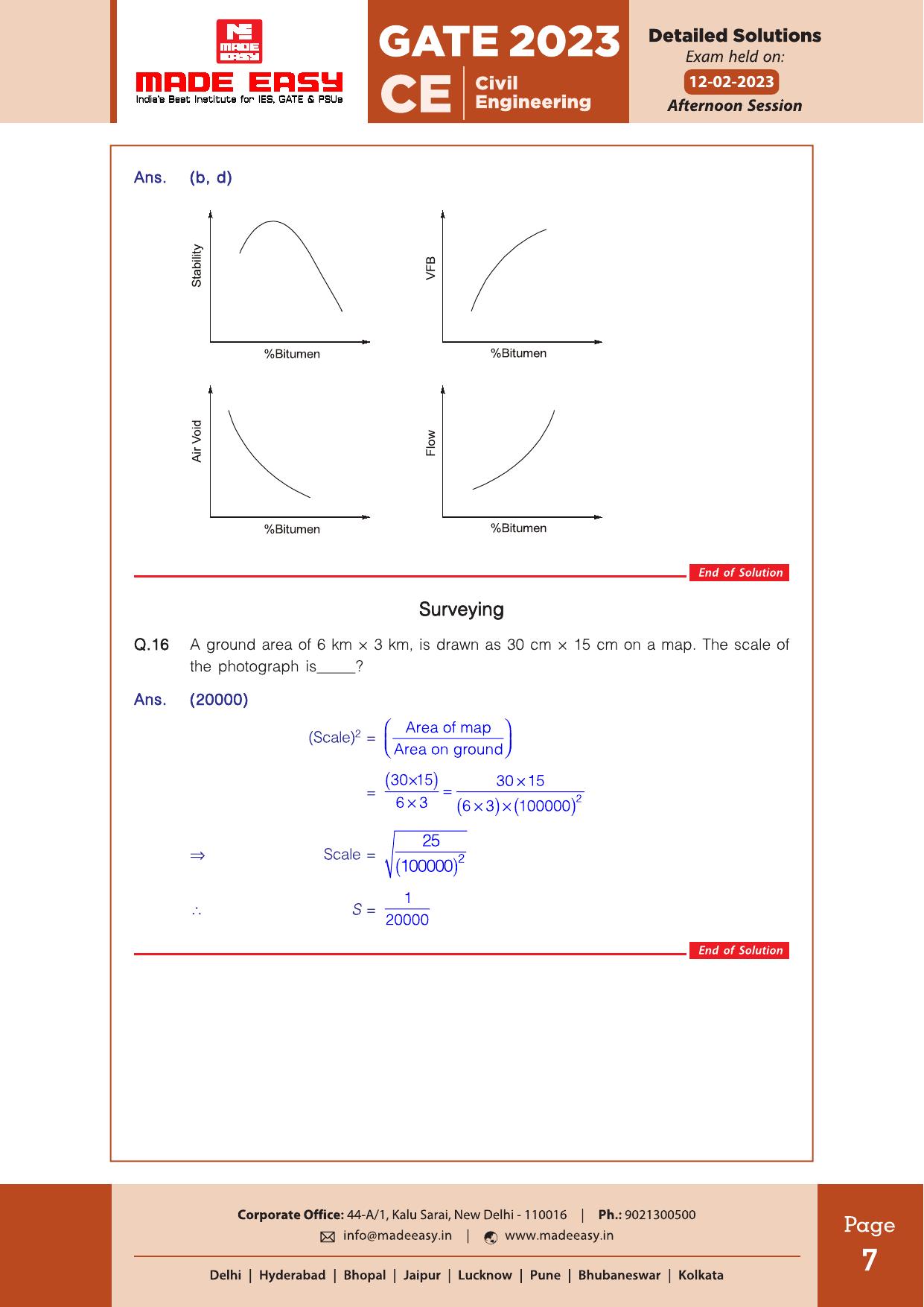 GATE 2023 Civil Engineering (CE) Afteroon Session (12th Feb 2023) Question Paper (Made Easy) - Page 9