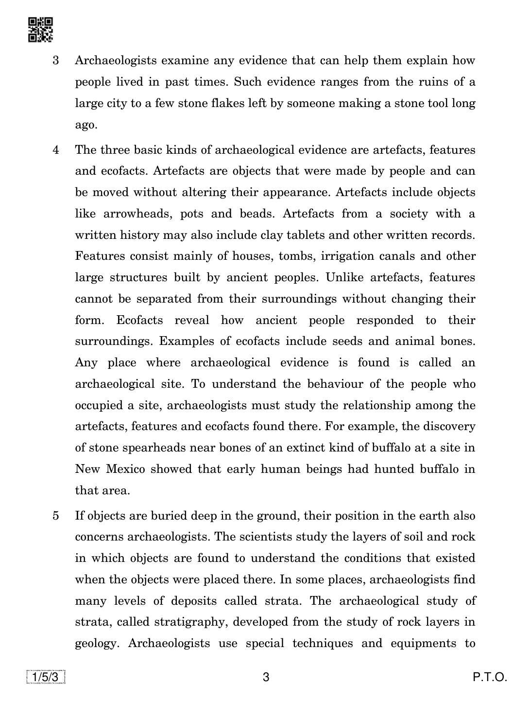 CBSE Class 12 1-5-3 English Core 2019 Question Paper - Page 3