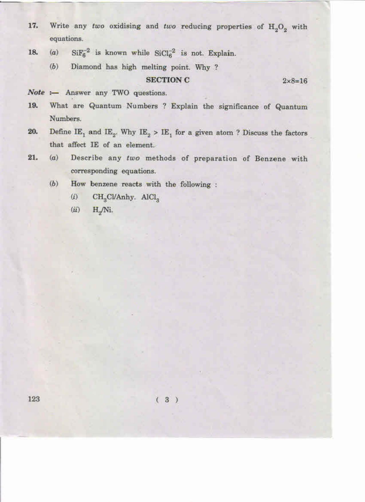 AP Inter 1st Year Chemistry-I (EM) May-2019-General Question Paper - Page 3