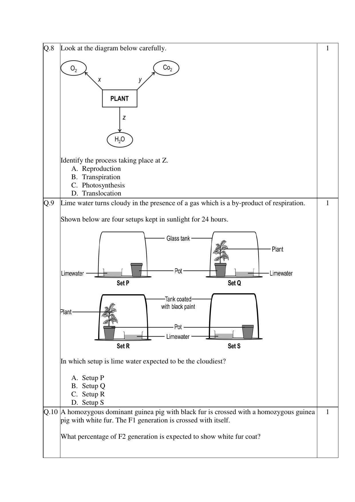 CBSE Class 10 Science Practice Questions 2022-23 - Page 4