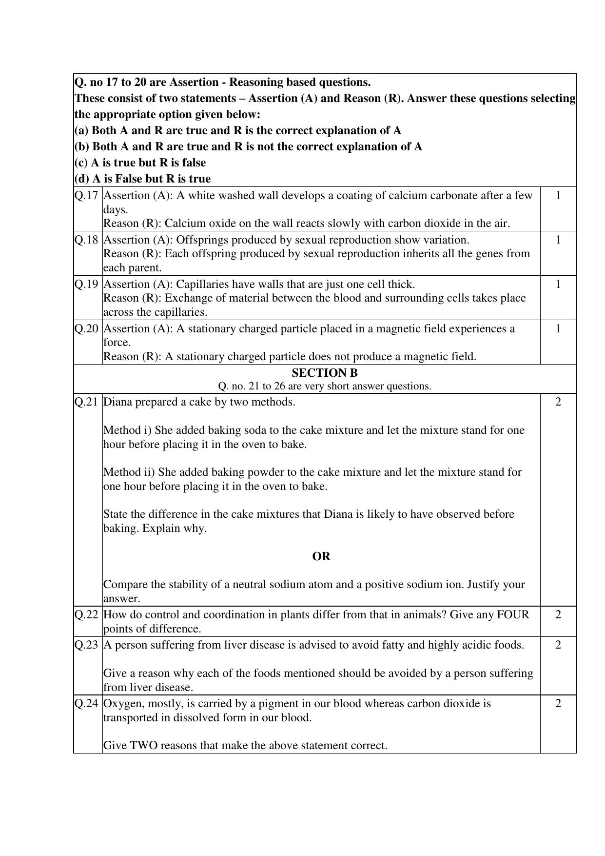 CBSE Class 10 Science Practice Questions 2022-23 - Page 8