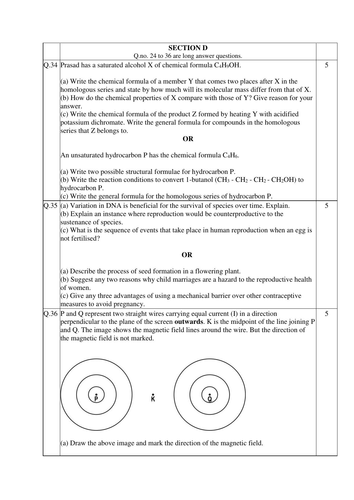 CBSE Class 10 Science Practice Questions 2022-23 - Page 12