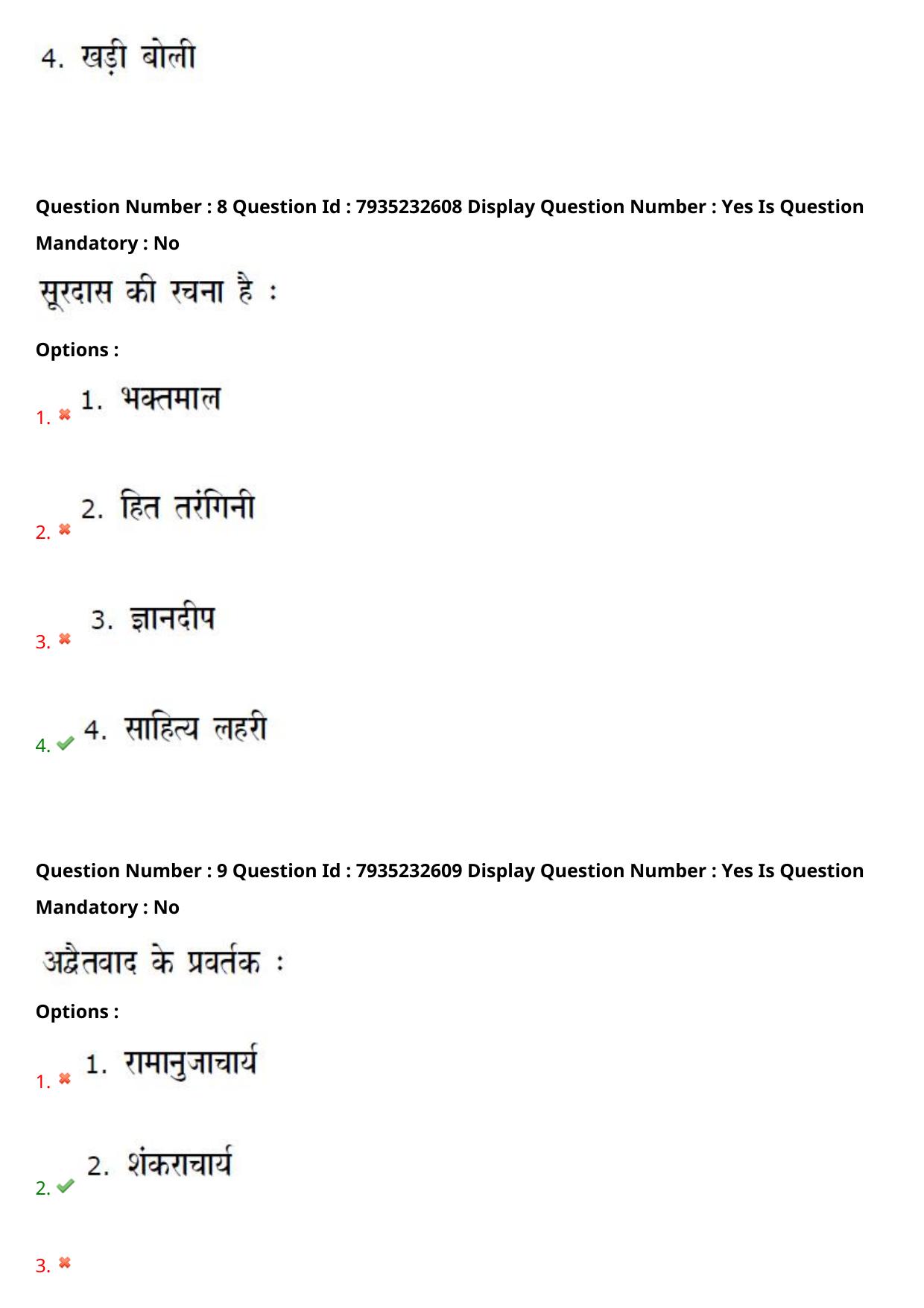 AP PGCET 2021 Hindi Question Paper with Answer Key - Page 6