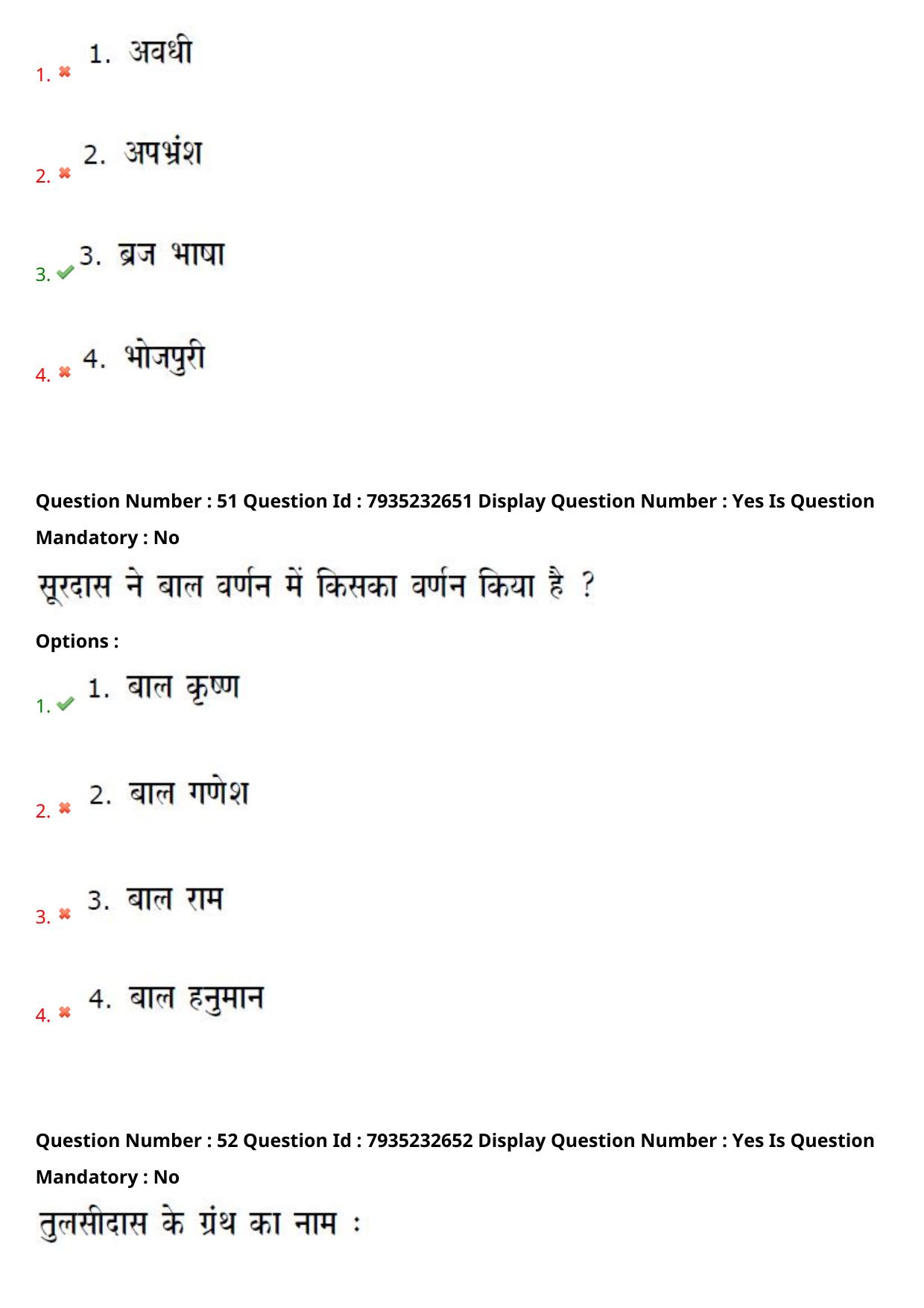 AP PGCET 2021 Hindi Question Paper with Answer Key - Page 29