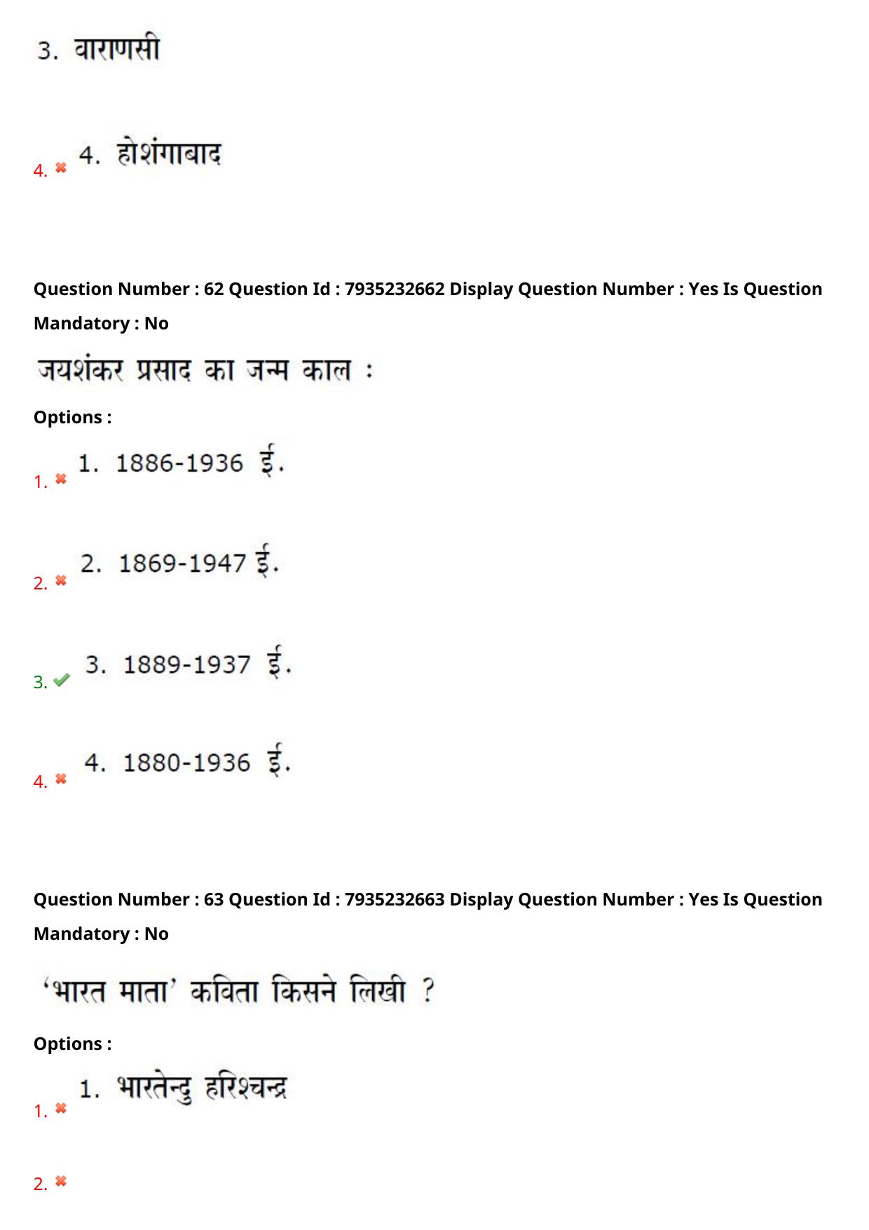 AP PGCET 2021 Hindi Question Paper with Answer Key - Page 35
