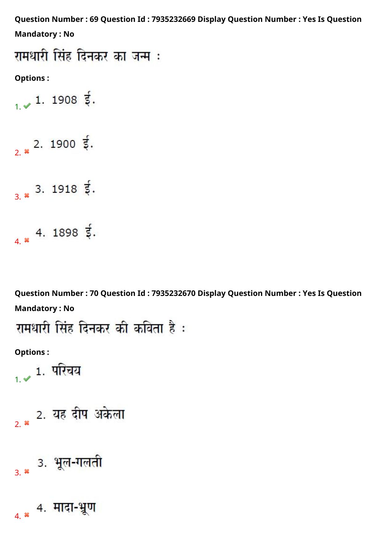 AP PGCET 2021 Hindi Question Paper with Answer Key - Page 39