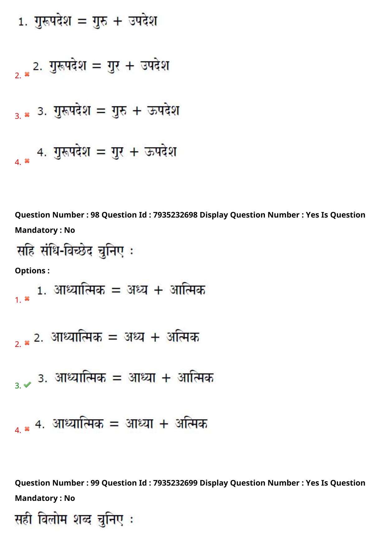 AP PGCET 2021 Hindi Question Paper with Answer Key - Page 54