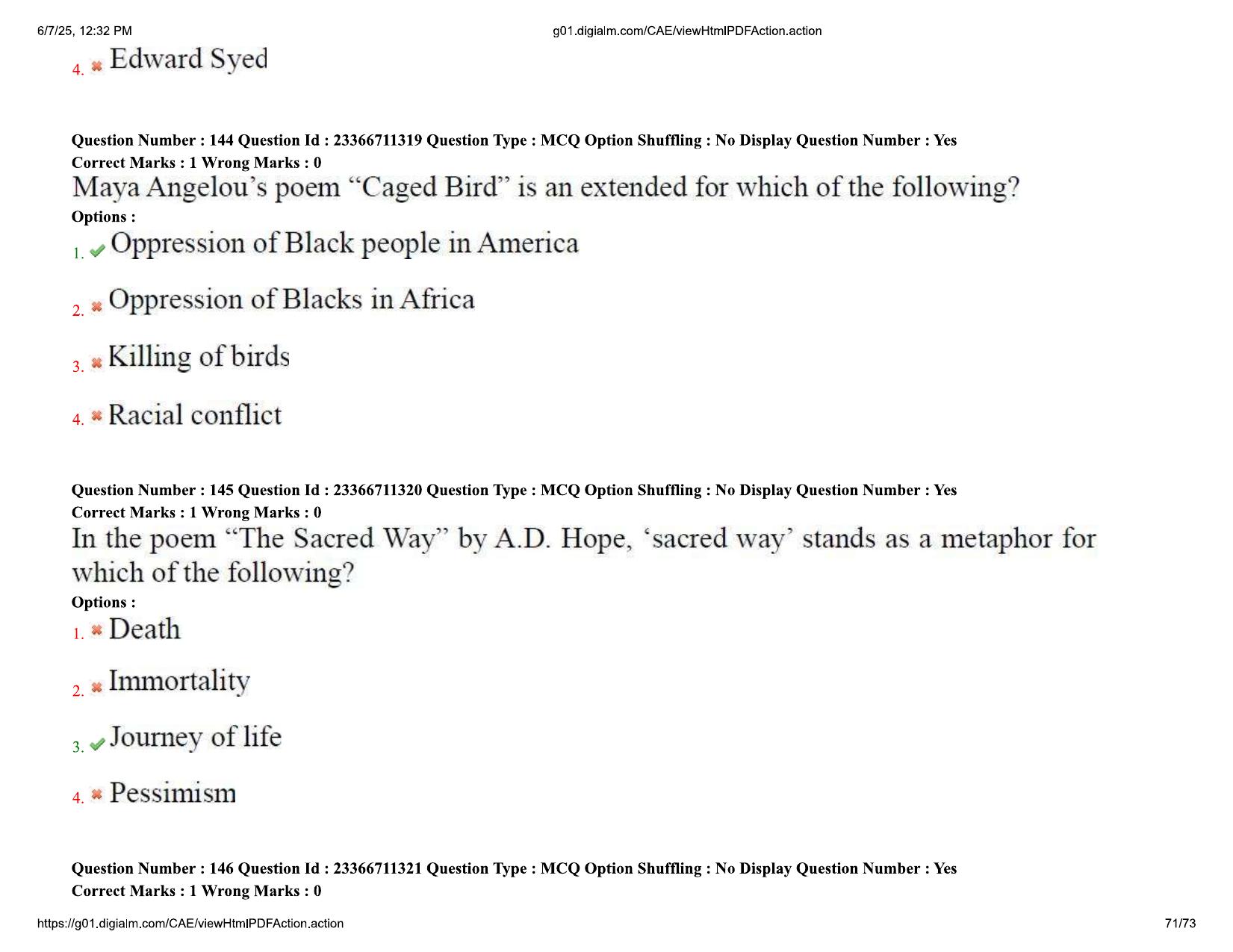 AP EDCET 2025 English Question Paper with Answer Key - Page 71