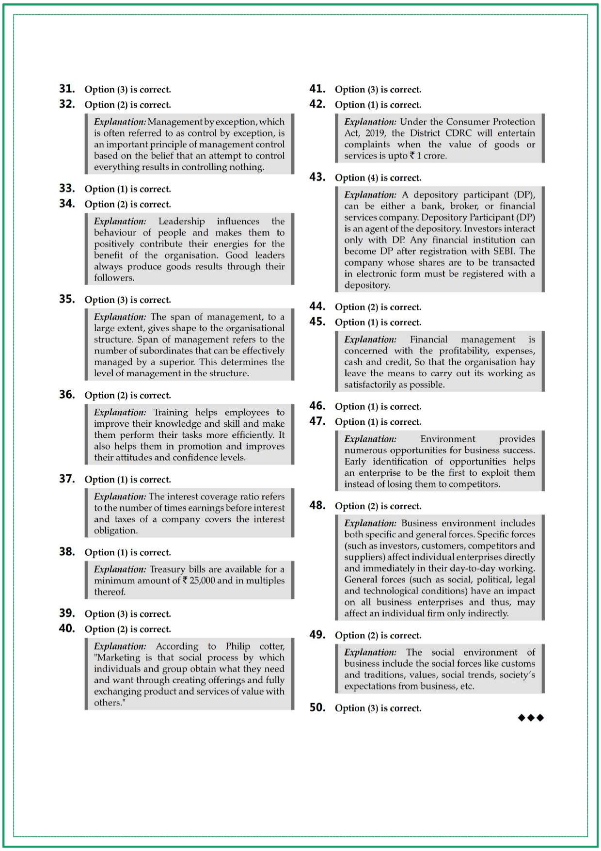 CUET UG Business Studies Sample Paper 11 - Page 8
