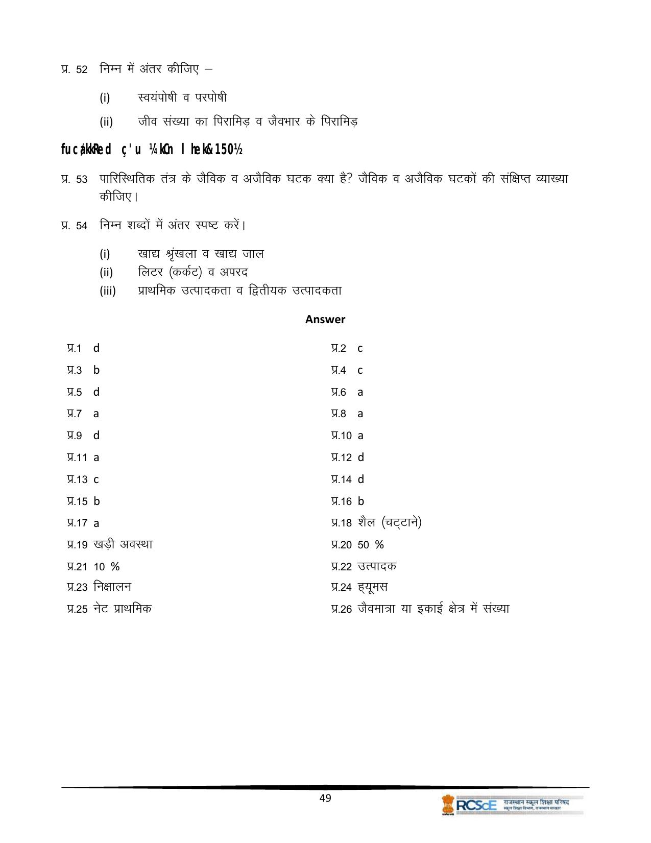 RBSE Class 12 Question Bank - Page 421