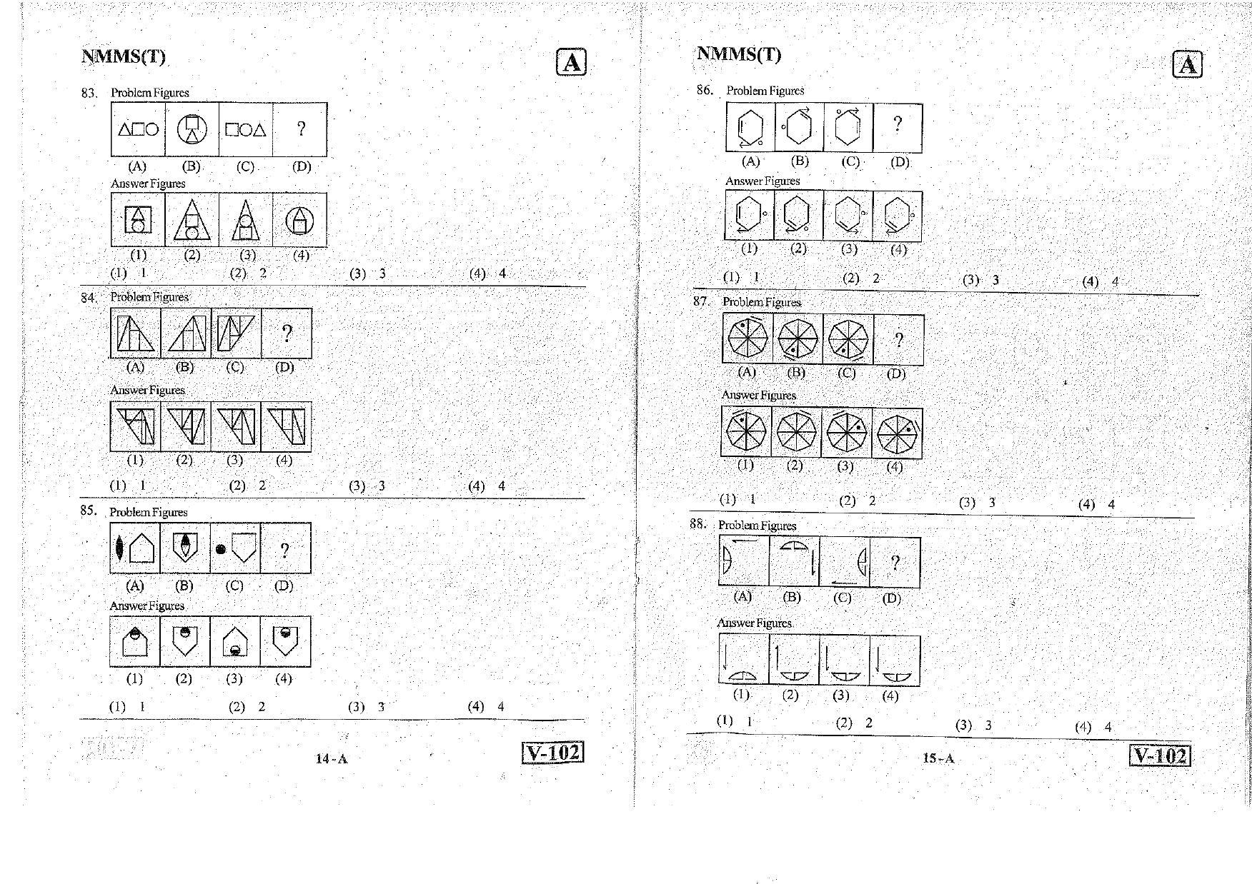 MAT - SAT Telugu Nov 2018 (Set A) Class 8 Andhra Pradesh NMMS Question Papers - Page 8