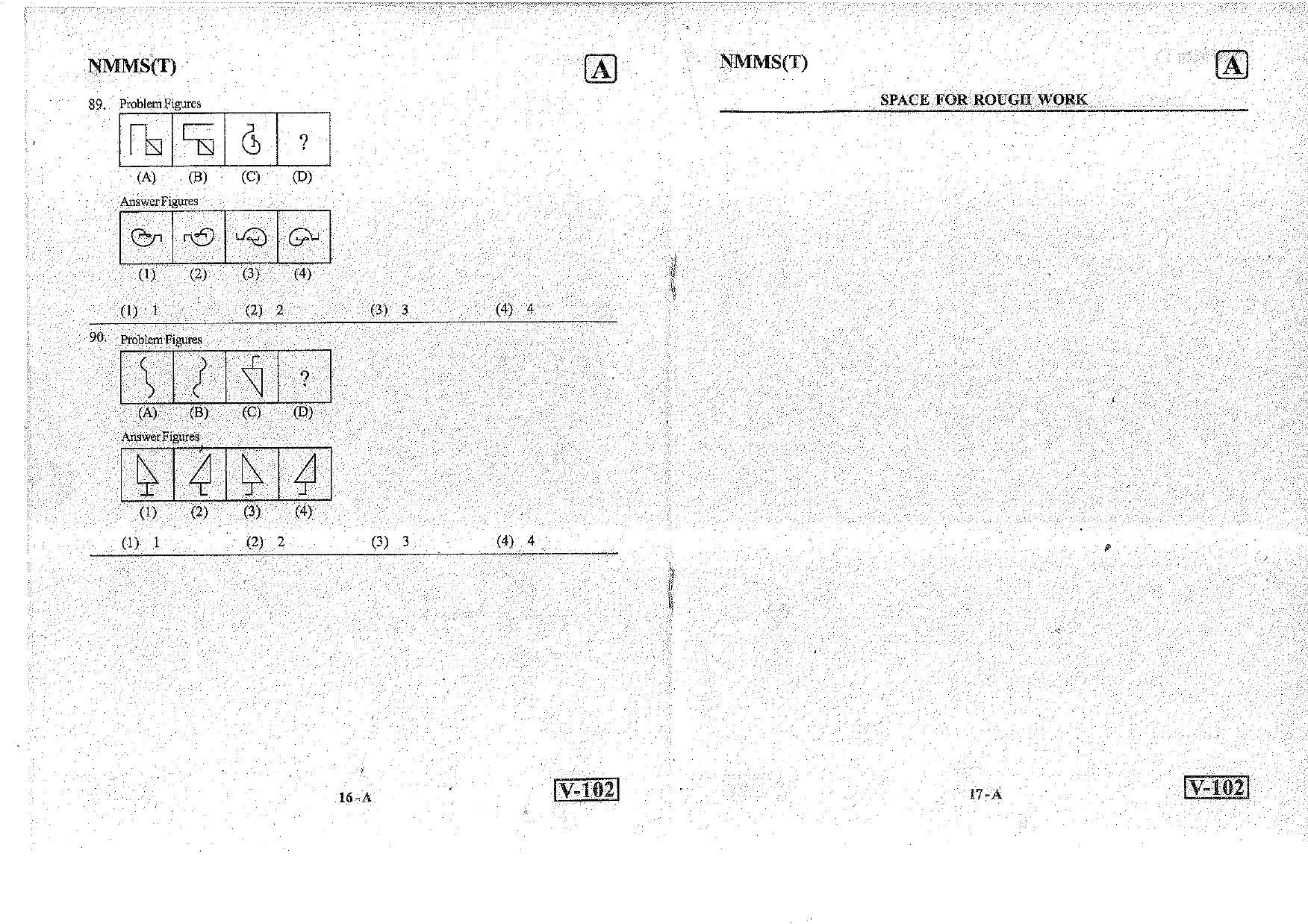 MAT - SAT Telugu Nov 2018 (Set A) Class 8 Andhra Pradesh NMMS Question Papers - Page 9