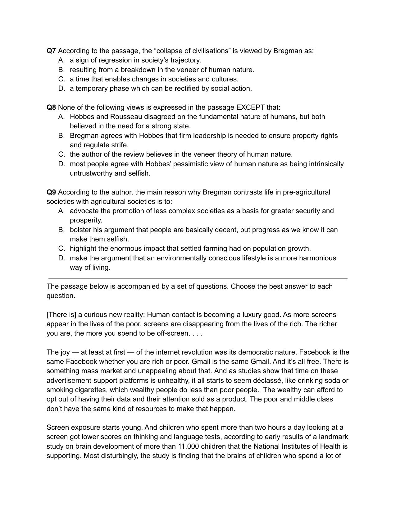 CAT 2019 CAT QA Slot 1 Question Paper - Page 4