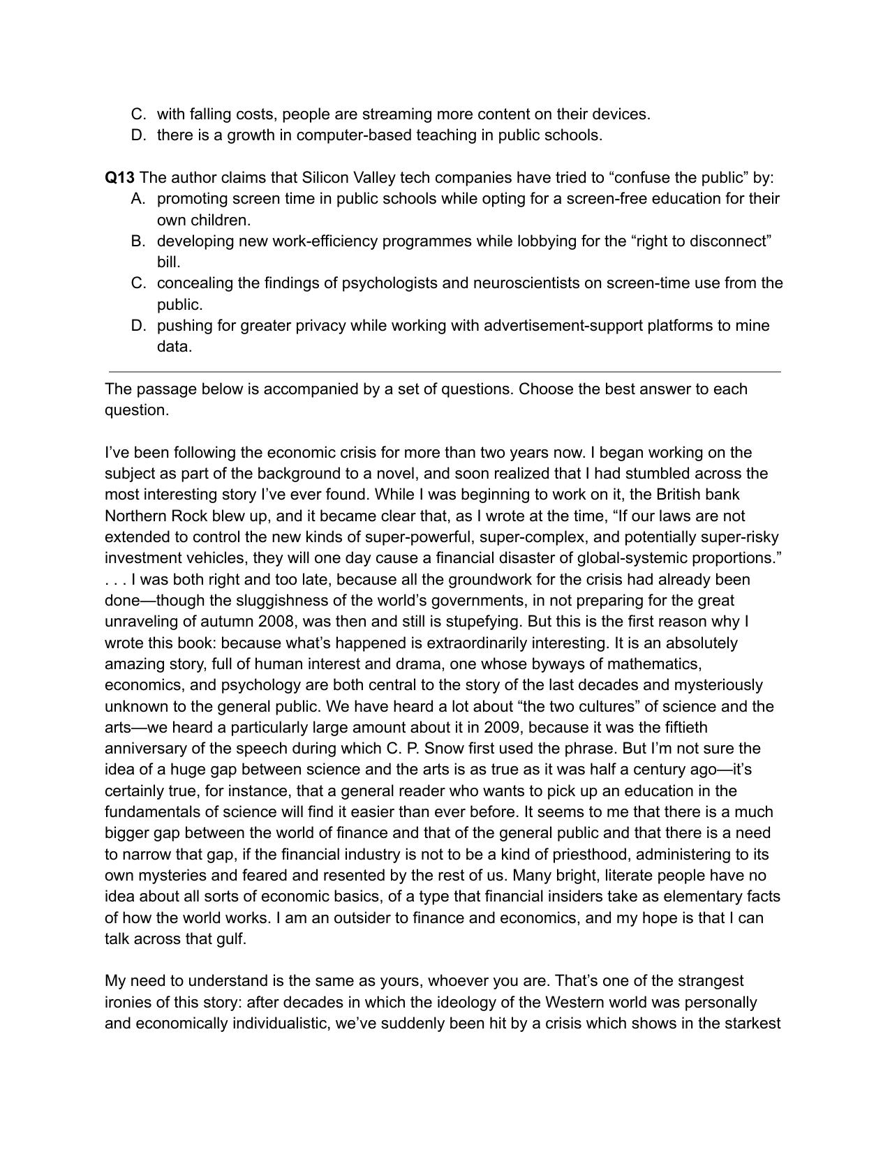 CAT 2019 CAT QA Slot 1 Question Paper - Page 6