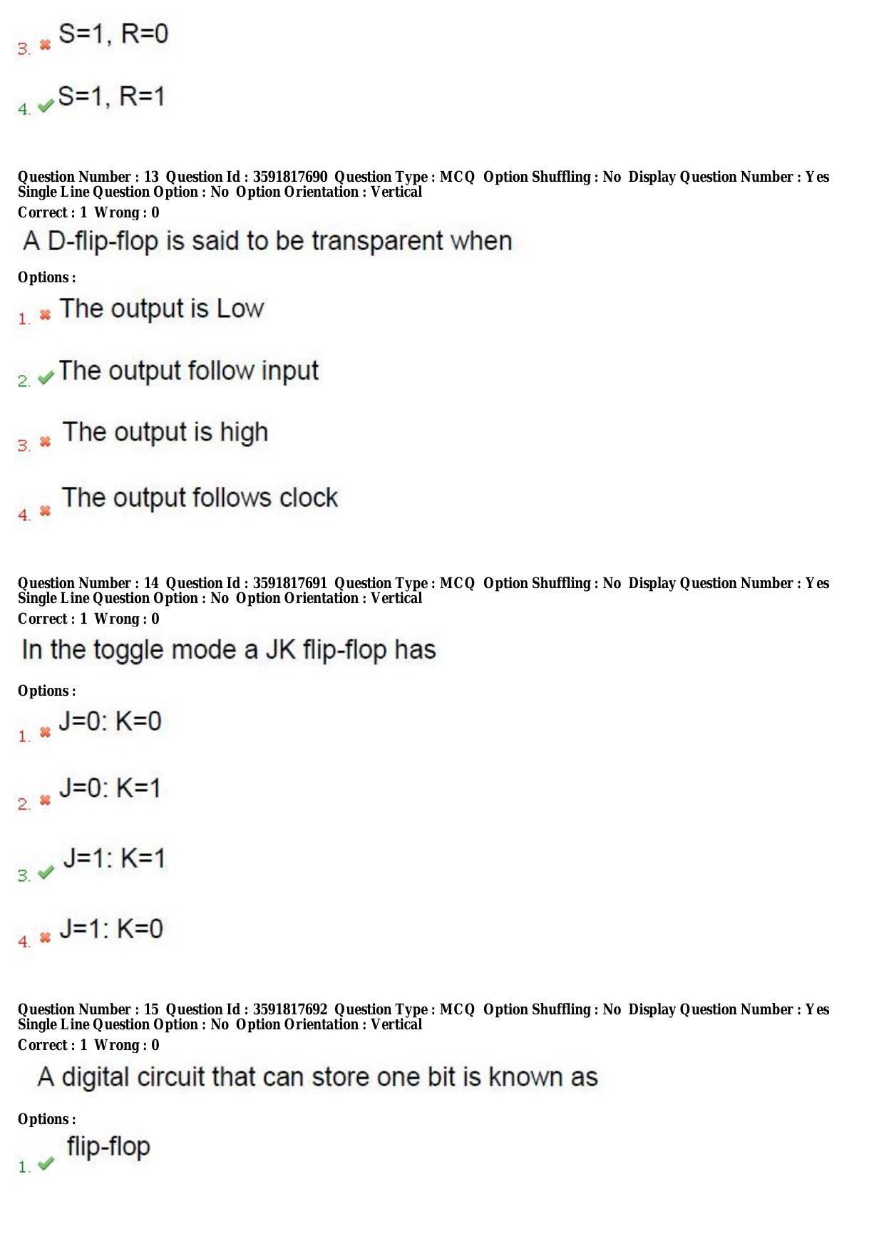 TS CPGET 2018 M.Sc. Electronics (Shift 2) Question Paper with Answer Key - Page 6