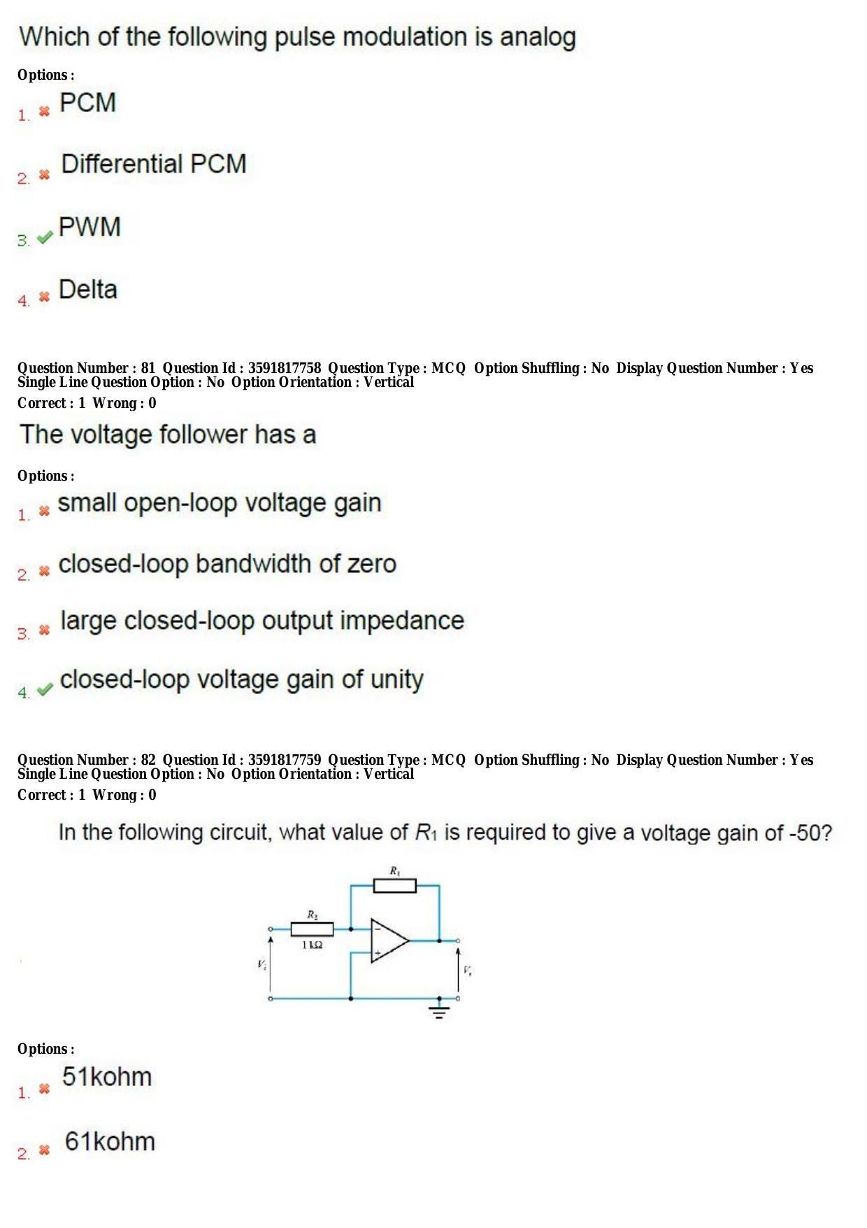 TS CPGET 2018 M.Sc. Electronics (Shift 2) Question Paper with Answer Key - Page 30