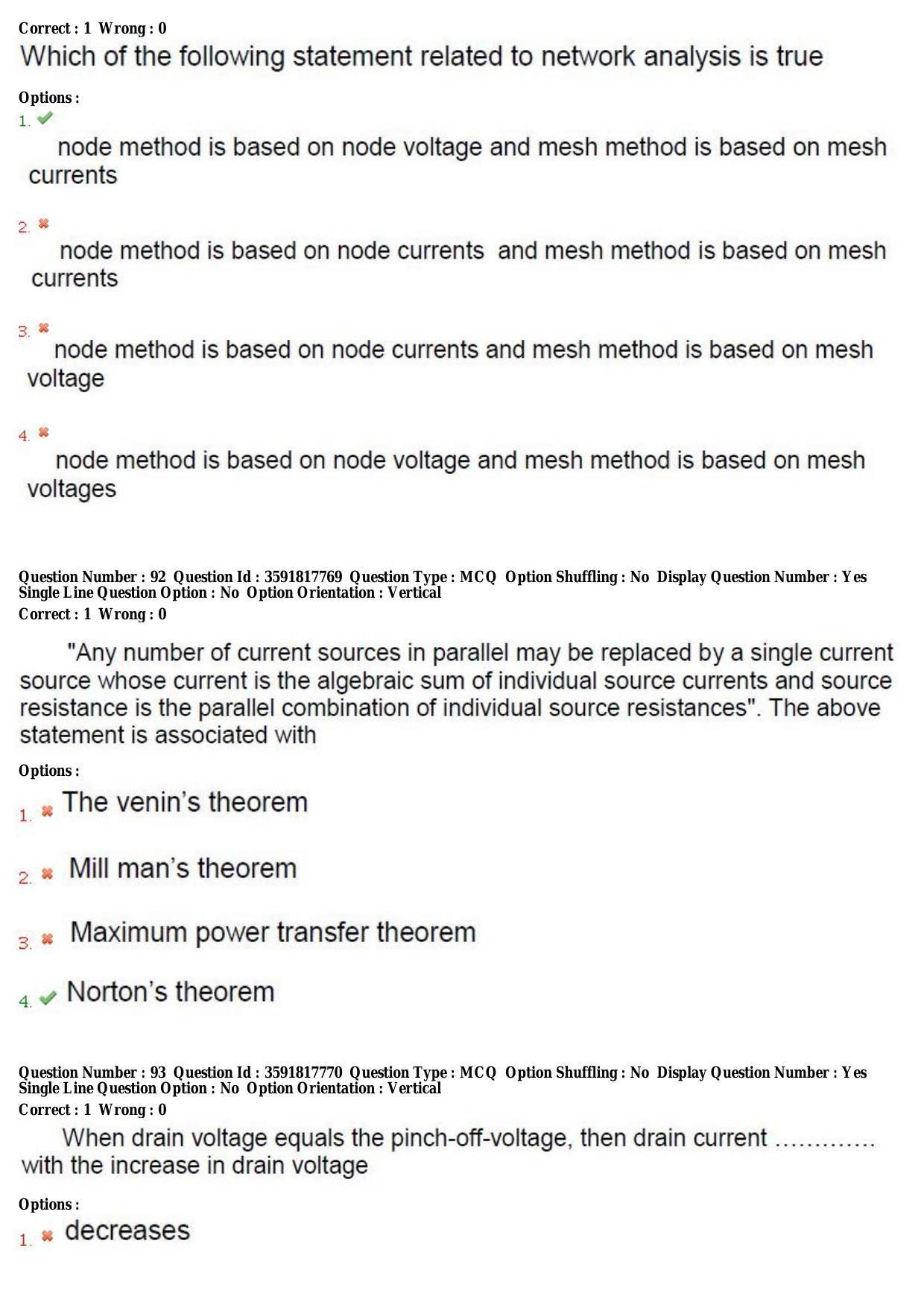 TS CPGET 2018 M.Sc. Electronics (Shift 2) Question Paper with Answer Key - Page 34