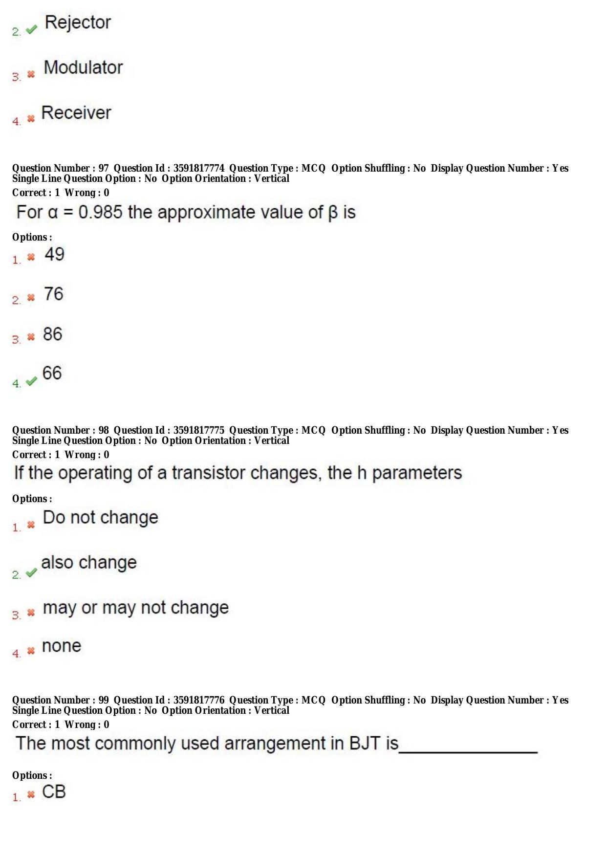 TS CPGET 2018 M.Sc. Electronics (Shift 2) Question Paper with Answer Key - Page 36