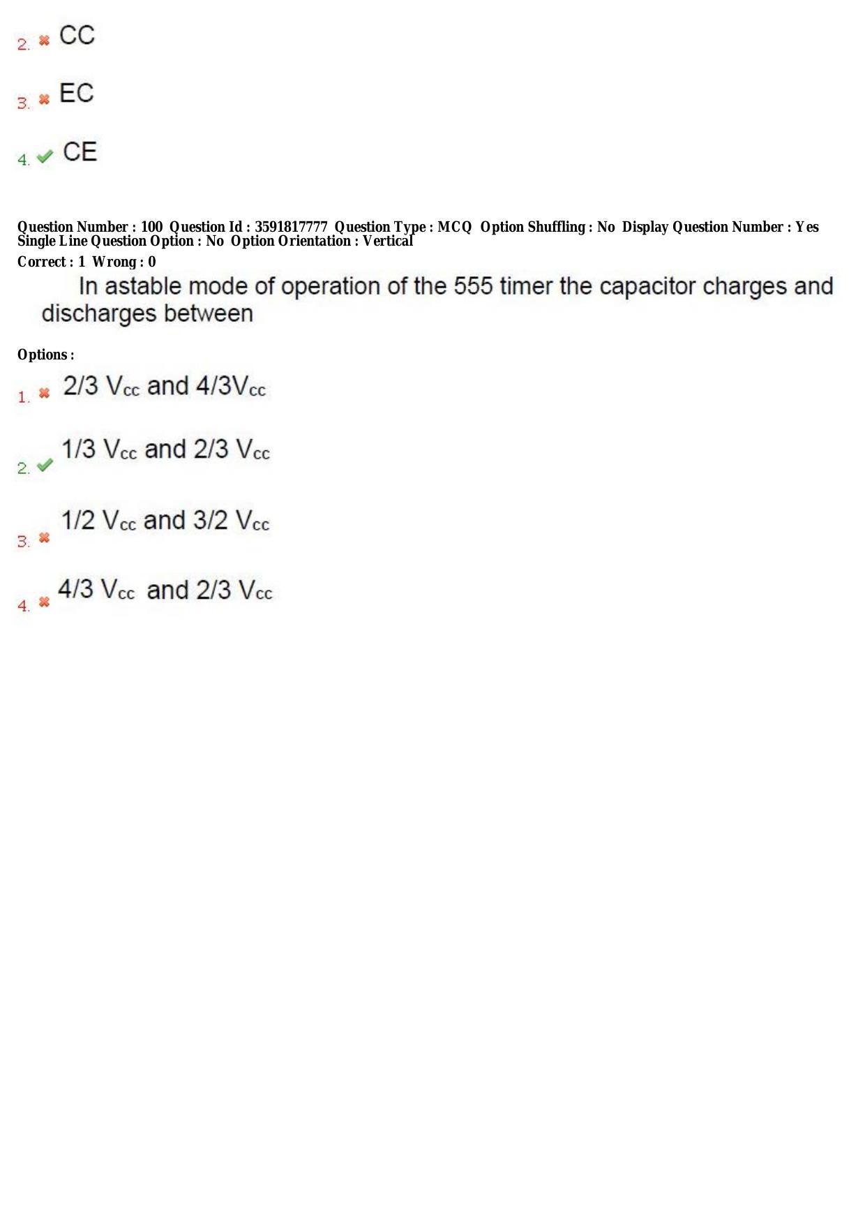 TS CPGET 2018 M.Sc. Electronics (Shift 2) Question Paper with Answer Key - Page 37