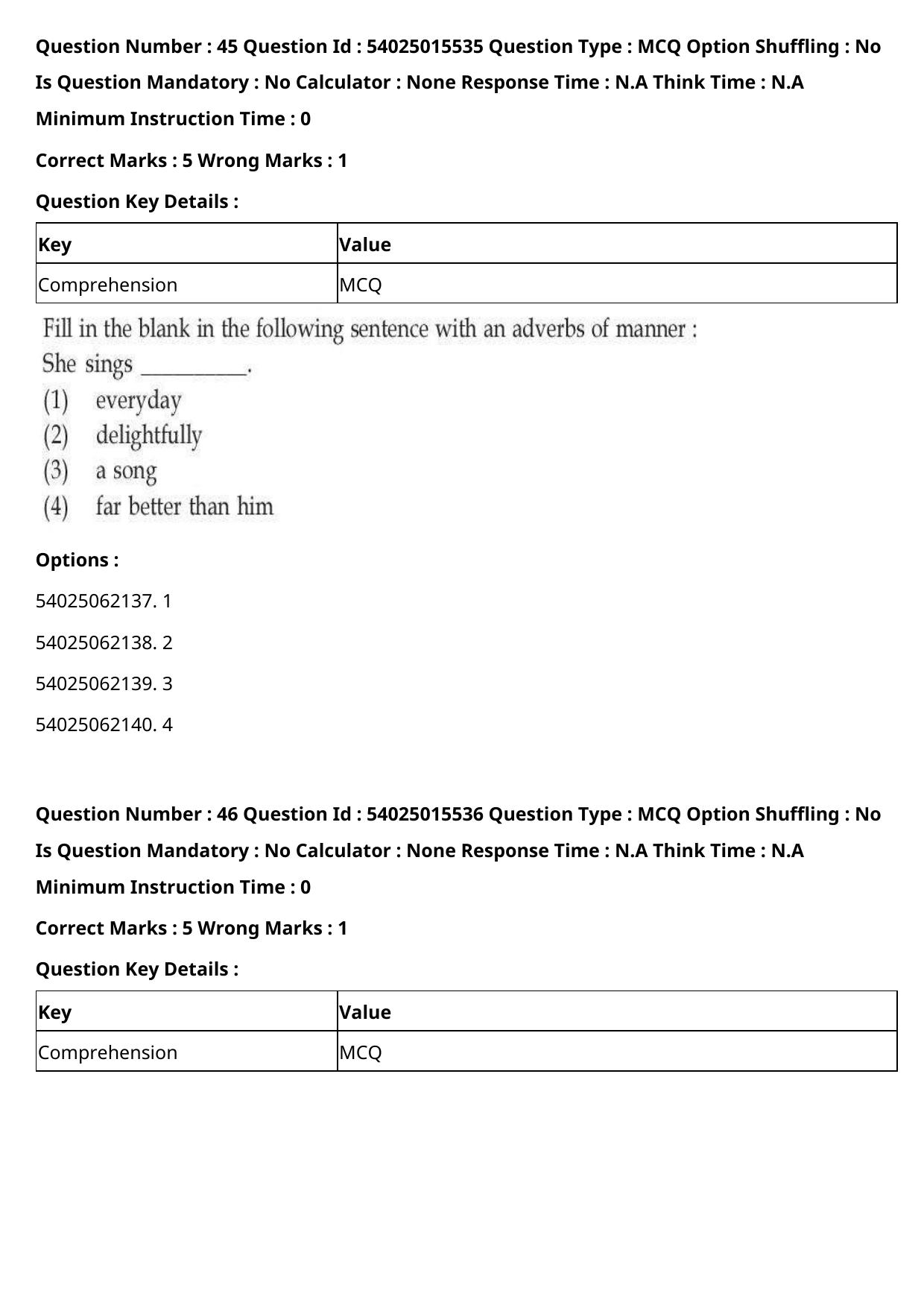 CUET 2023 English Hindi Shift 2 Question Papers - Page 51