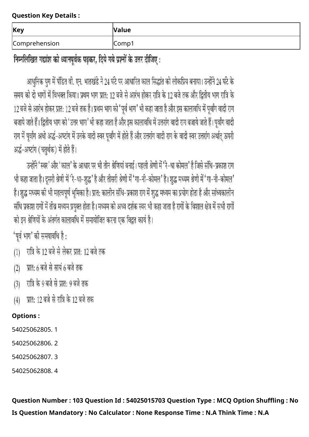 CUET 2023 English Hindi Shift 2 Question Papers - Page 144